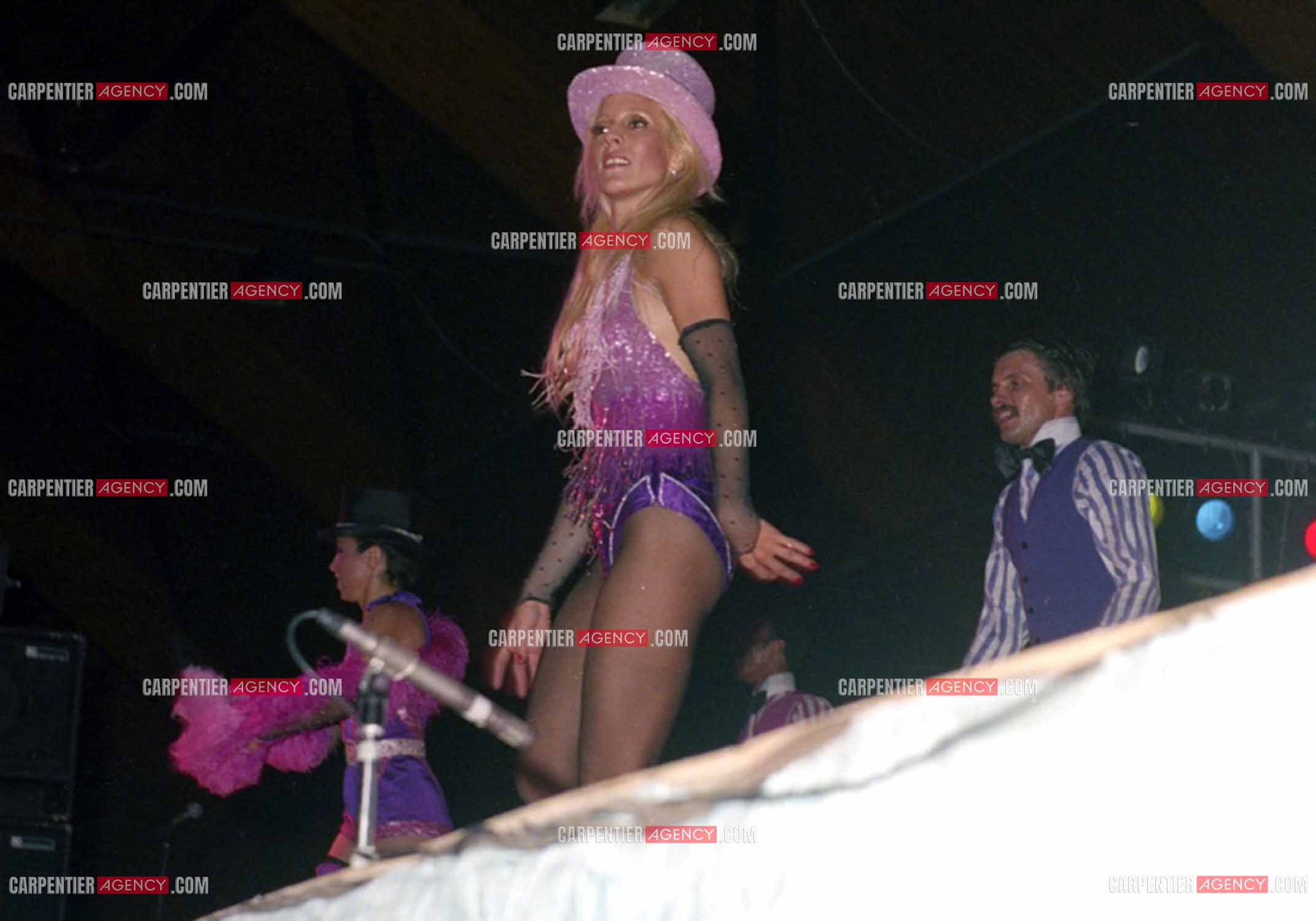 La chanteuse Sylvie Vartan en concert à Vienne en 1977.