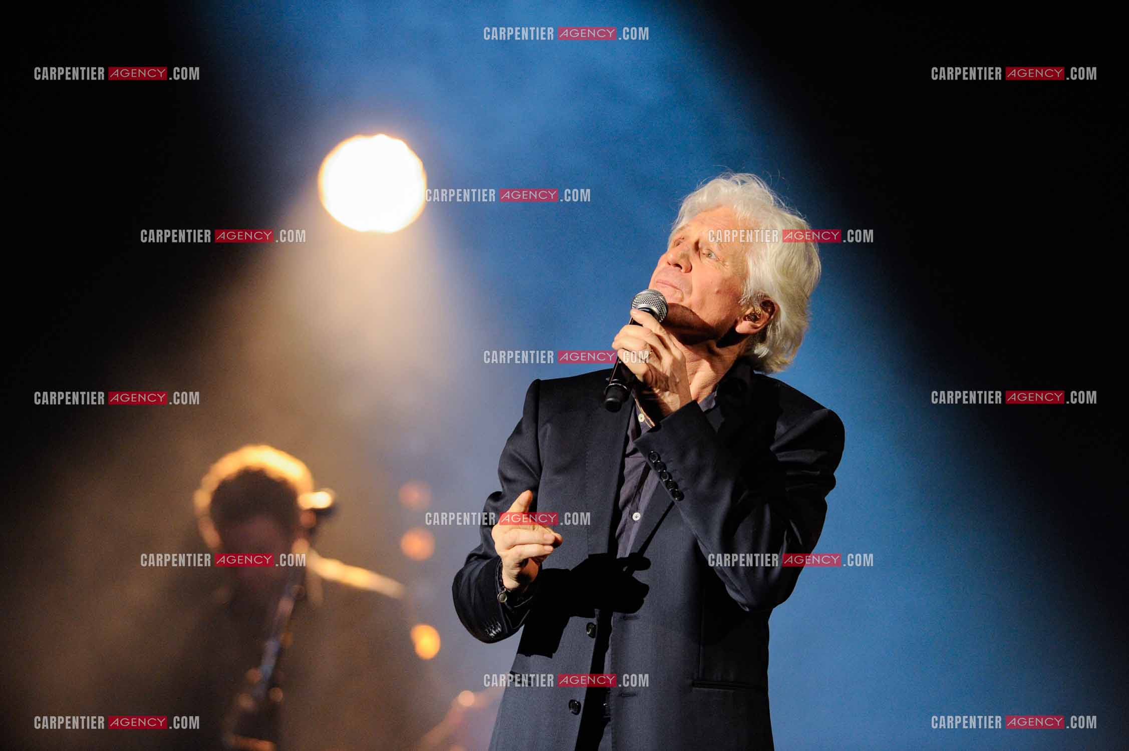 Le chanteur Gérard Lenorman en concert au Grand Rex à Paris.  ( Exclusif )