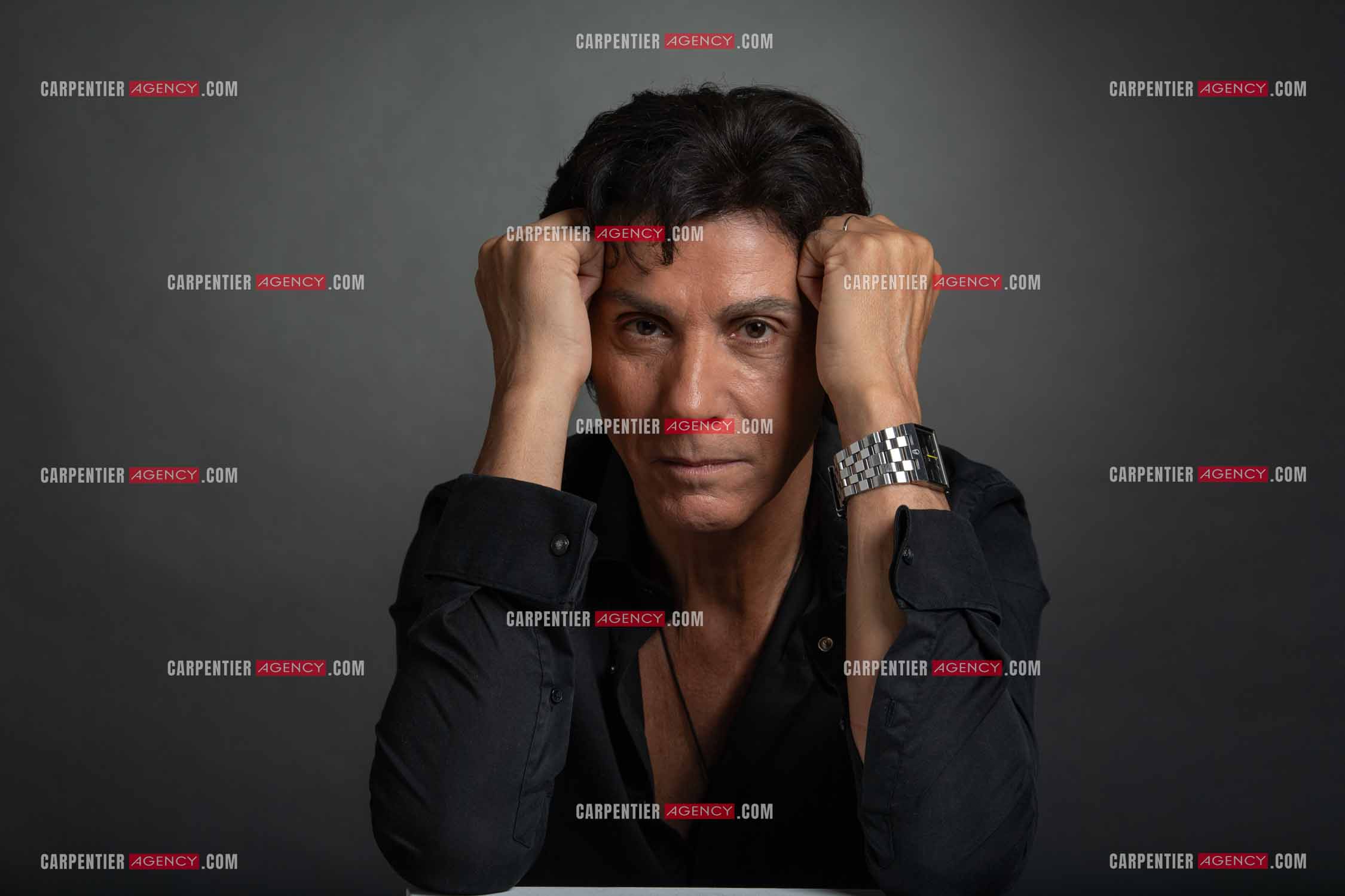 Portrait du chanteur Jean-Luc Lahaye.  ( Exclusif )