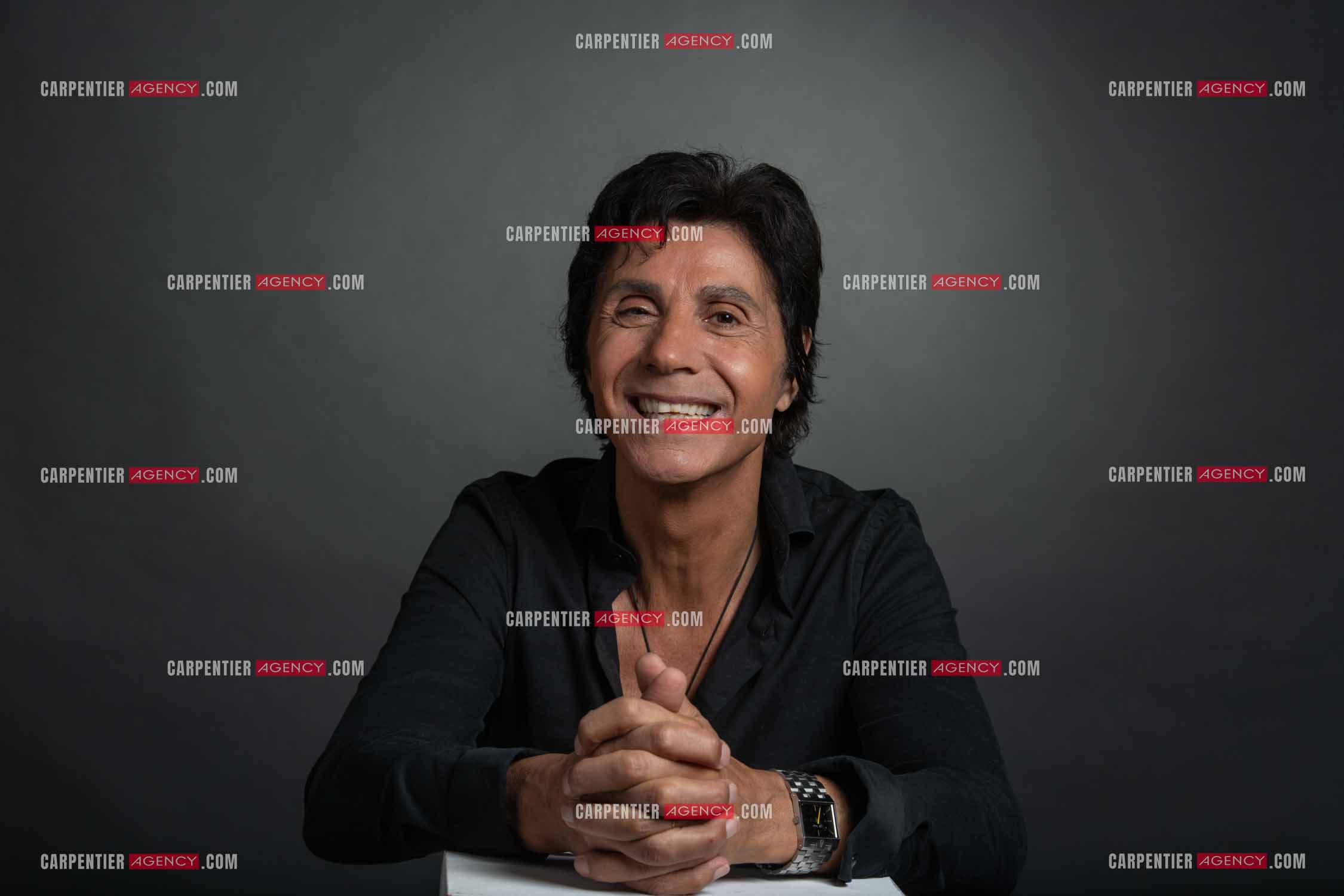 Portrait du chanteur Jean-Luc Lahaye.  ( Exclusif )