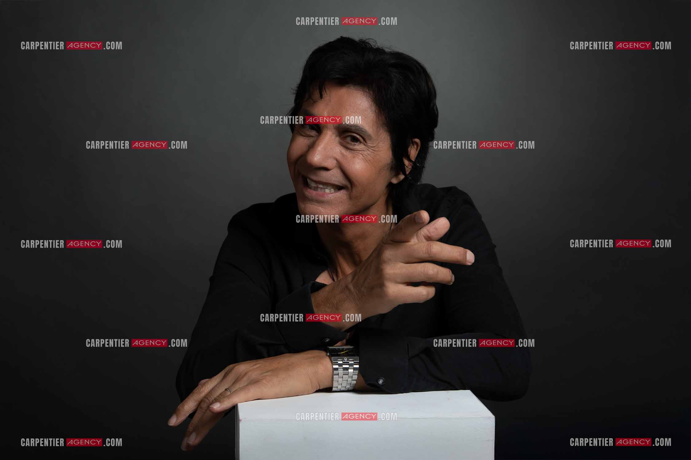 Portrait du chanteur Jean-Luc Lahaye.  ( Exclusif )