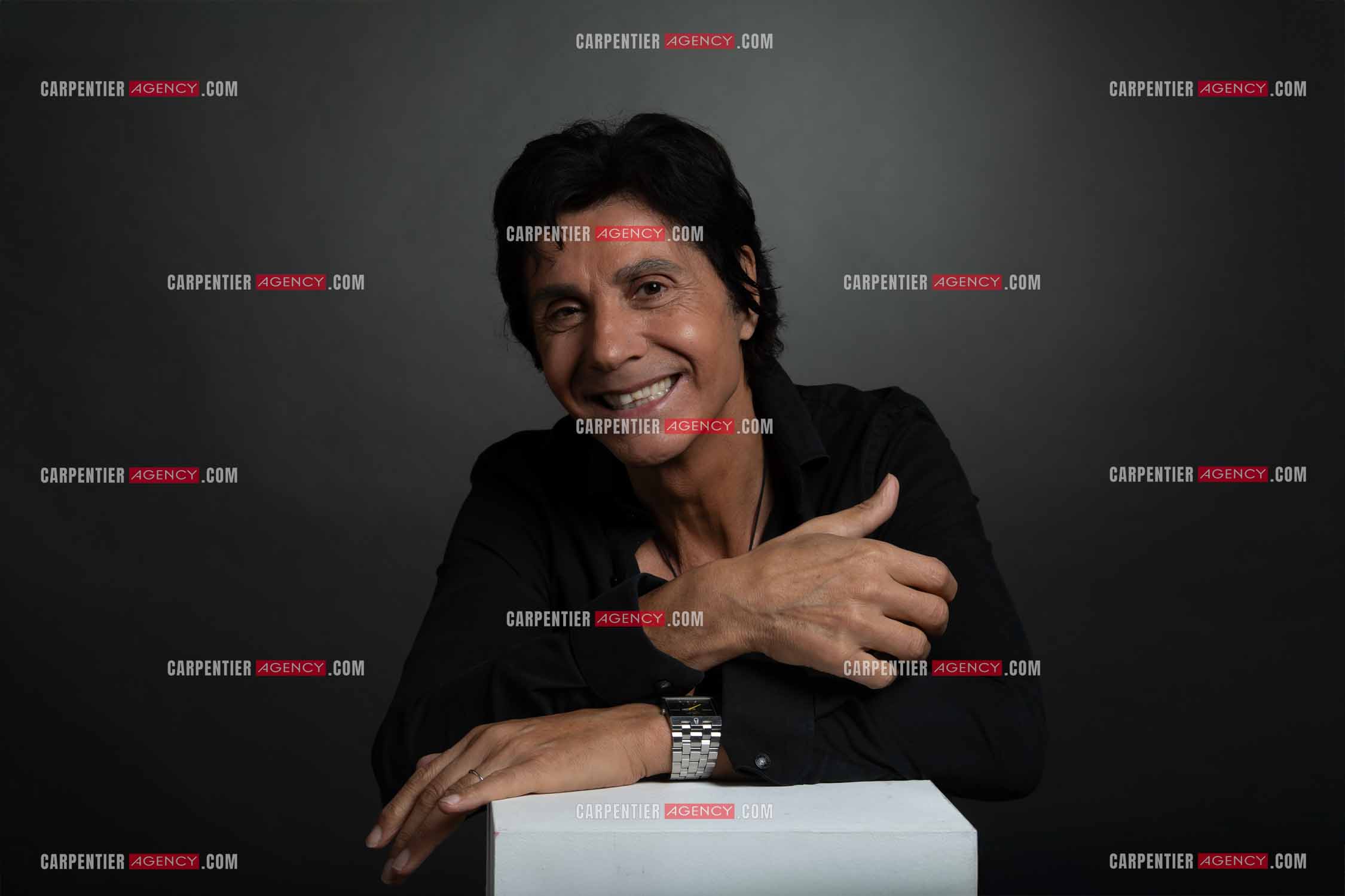 Portrait du chanteur Jean-Luc Lahaye.  ( Exclusif )