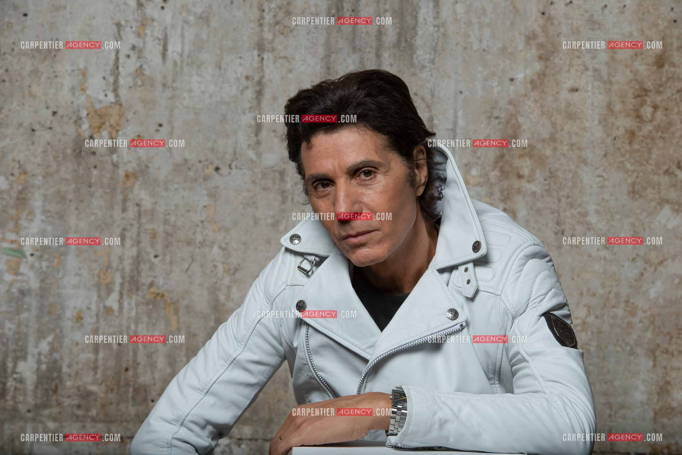 Le chanteur Jean-Luc Lahaye en studio sur Paris.   ( Exclusif )