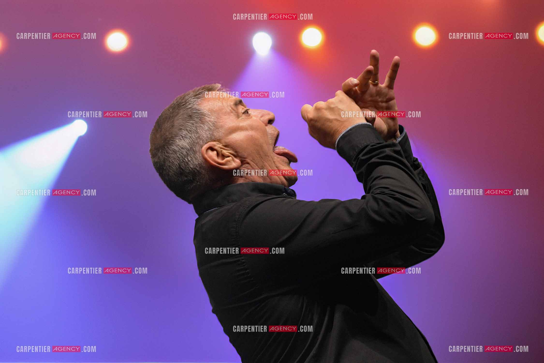 L'humoriste Jean-Marie Bigard en spectacle aux arènes de Fréjus.  ( Exclusif )