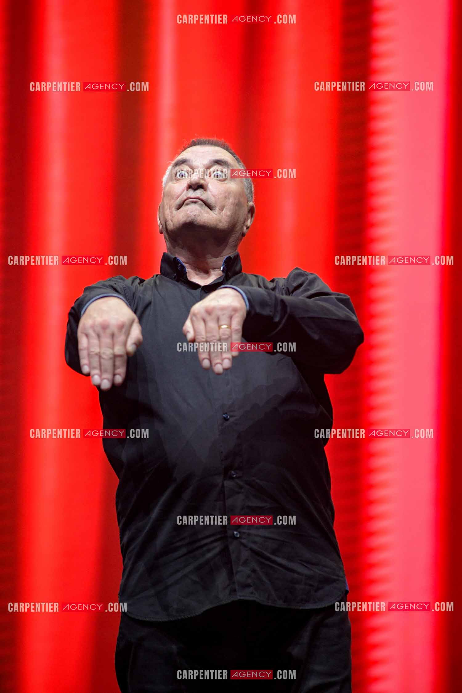 L'humoriste Jean-Marie Bigard en spectacle aux arènes de Fréjus.  ( Exclusif )