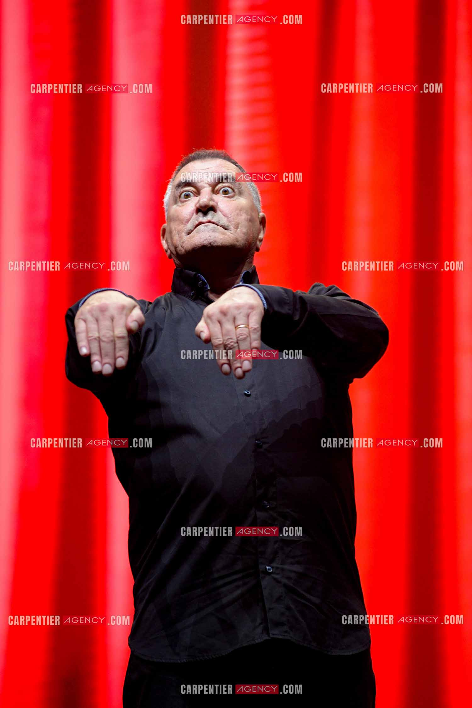 L'humoriste Jean-Marie Bigard en spectacle aux arènes de Fréjus.  ( Exclusif )