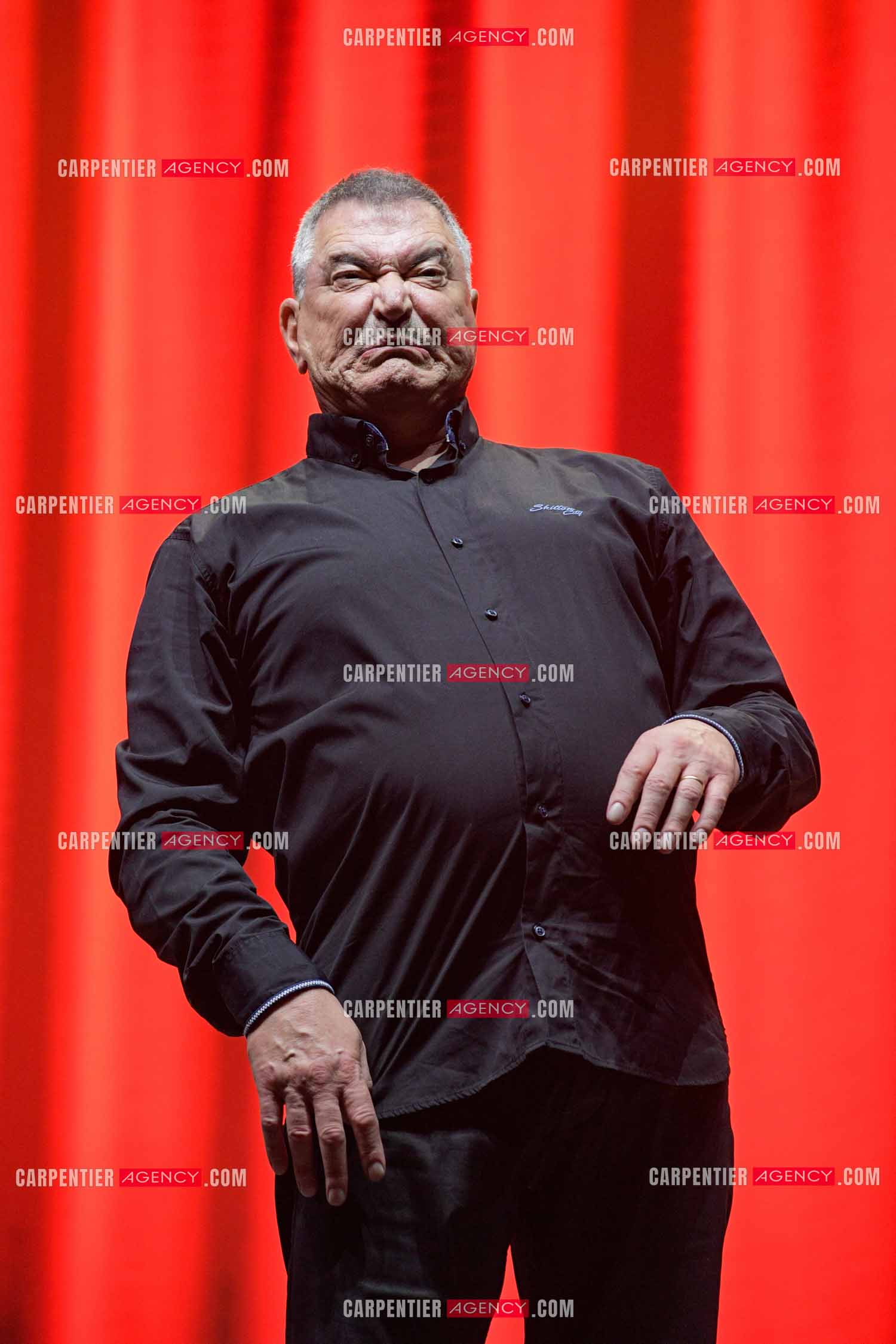 L'humoriste Jean-Marie Bigard en spectacle aux arènes de Fréjus.  ( Exclusif )