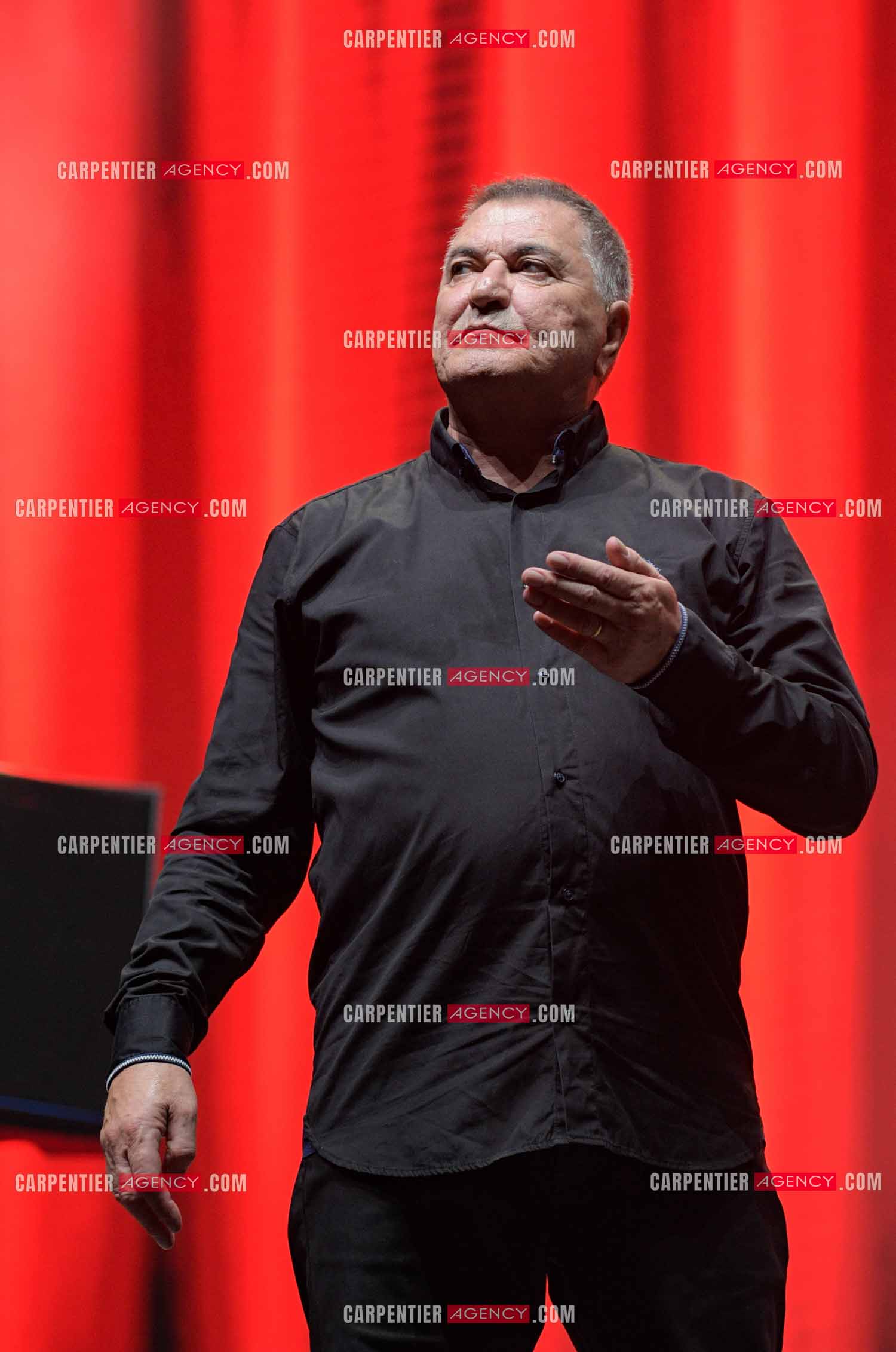 L'humoriste Jean-Marie Bigard en spectacle aux arènes de Fréjus.  ( Exclusif )