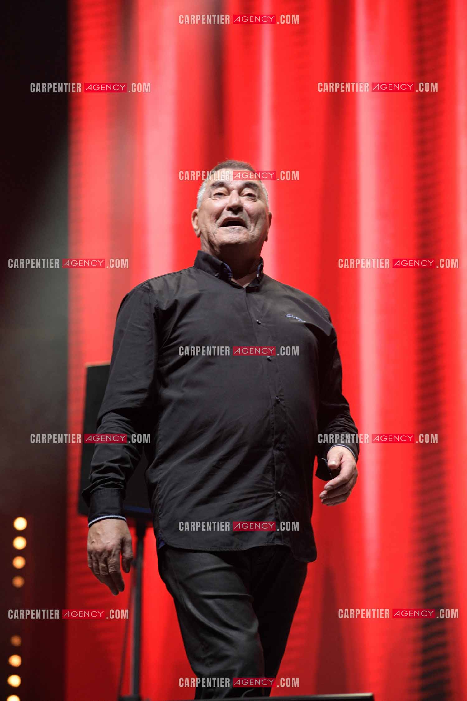 L'humoriste Jean-Marie Bigard en spectacle aux arènes de Fréjus.  ( Exclusif )