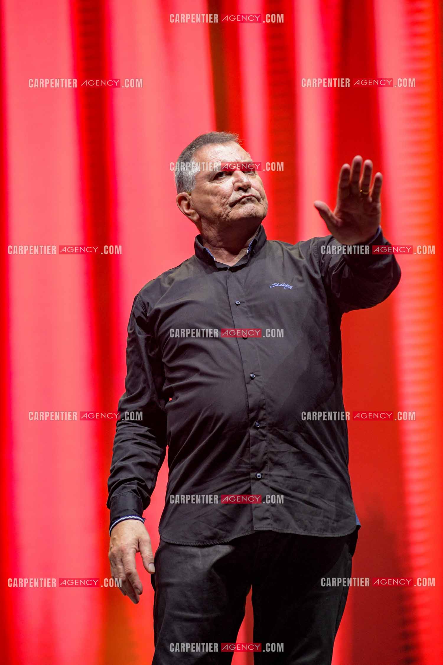 L'humoriste Jean-Marie Bigard en spectacle aux arènes de Fréjus.  ( Exclusif )