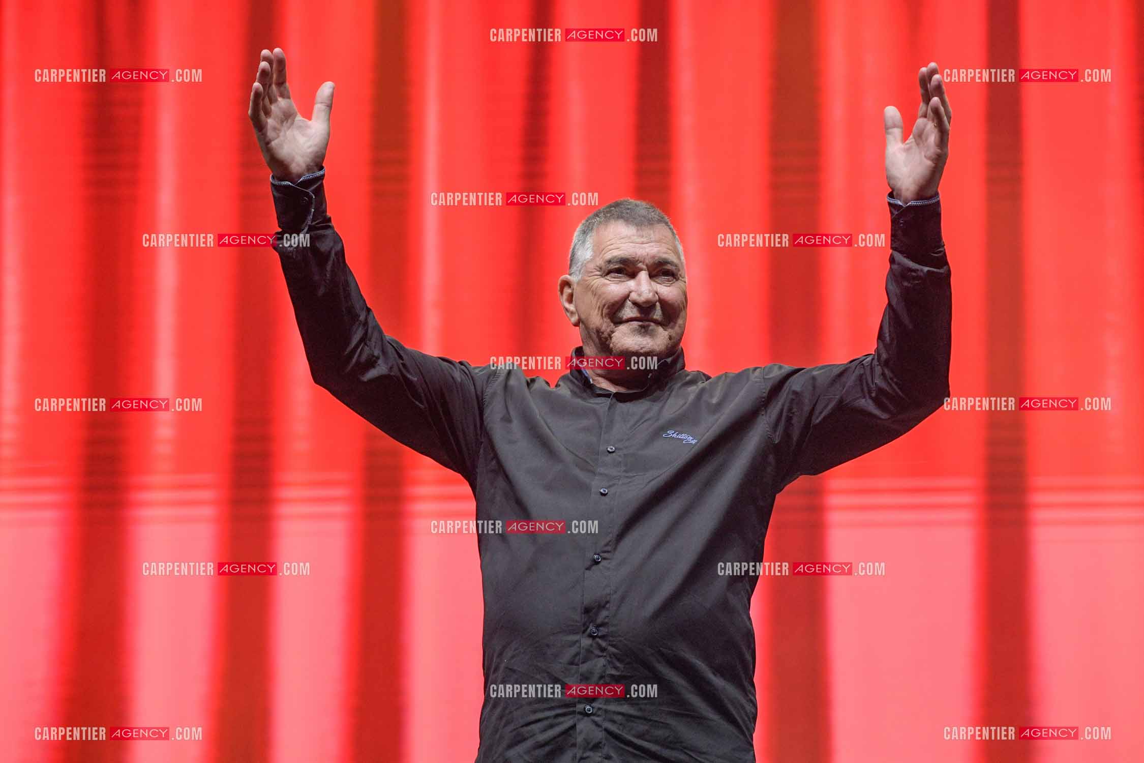 L'humoriste Jean-Marie Bigard en spectacle aux arènes de Fréjus.  ( Exclusif )
