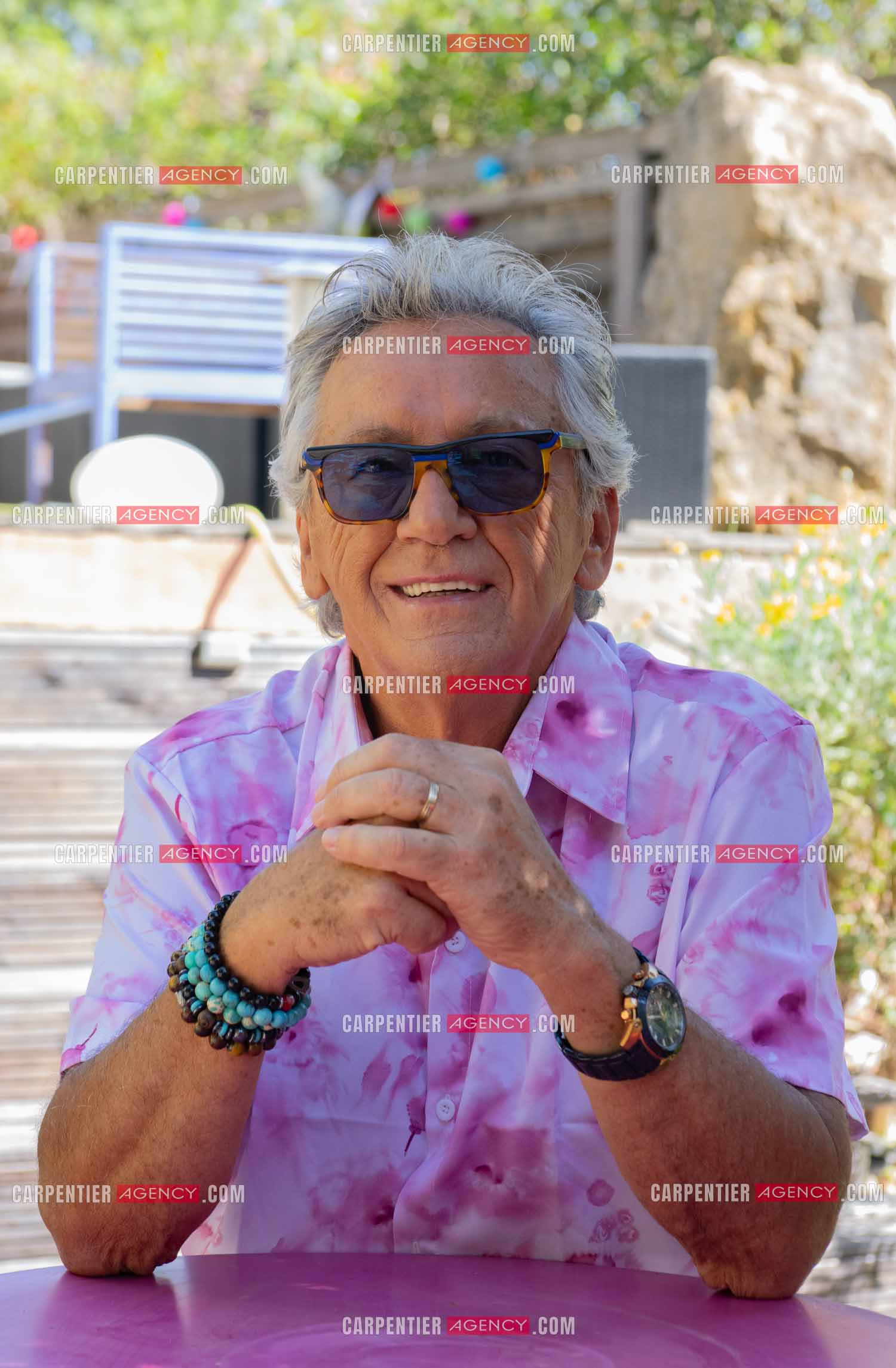 Portrait du chanteur Jean-Pierre Savelli chez lui dans le Var le 28 Mai 2025.  ( Exclusif )