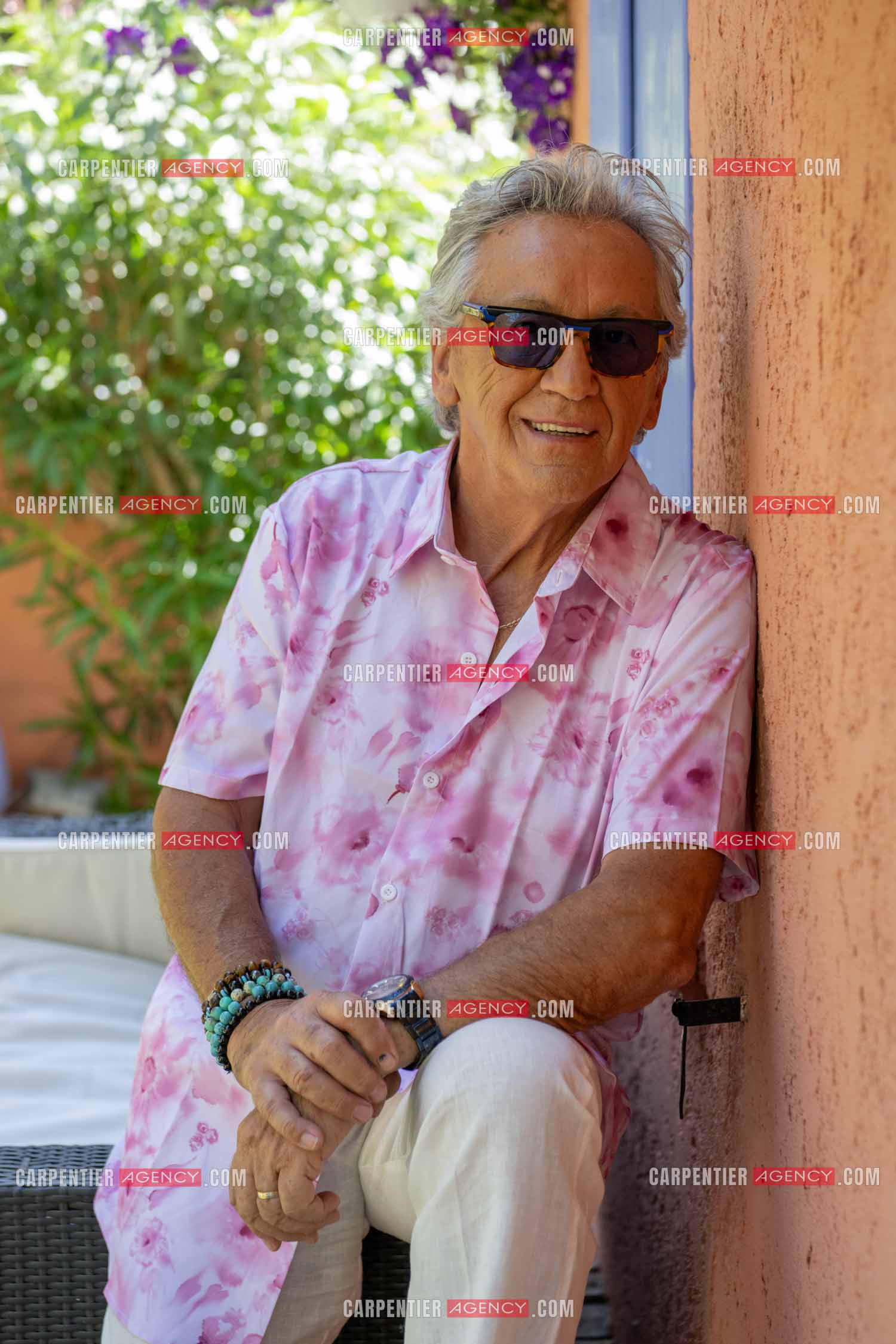 Portrait du chanteur Jean-Pierre Savelli chez lui dans le Var le 28 Mai 2025.  ( Exclusif )