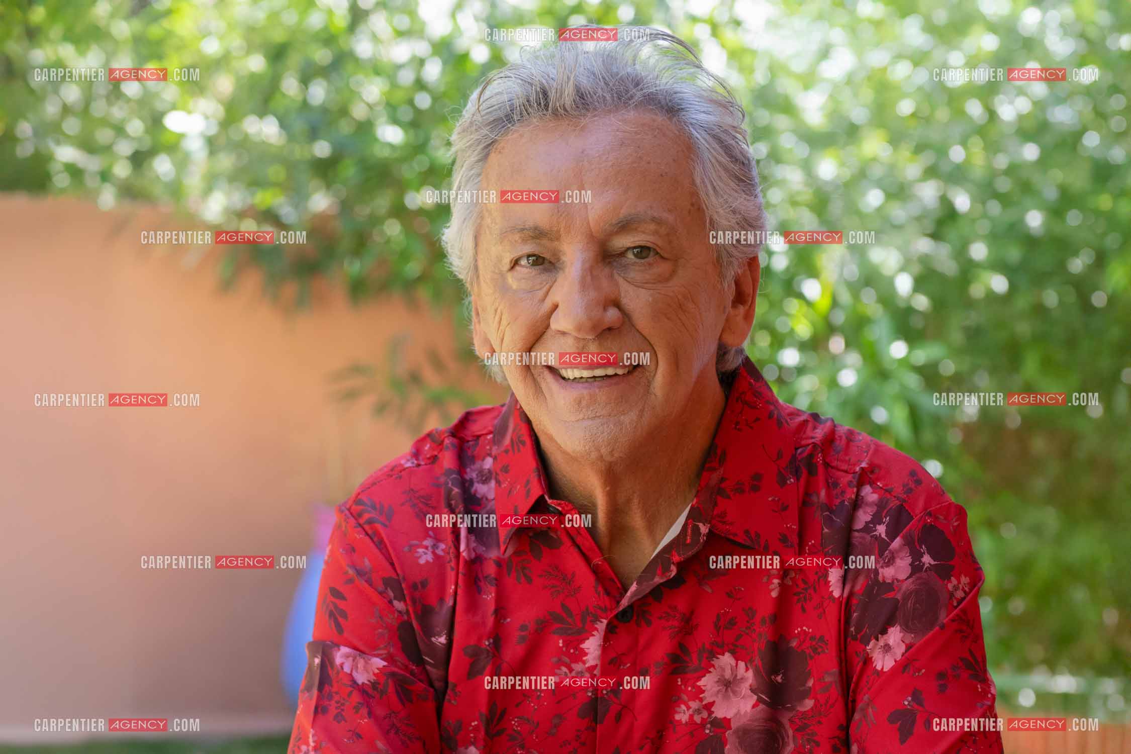 Portrait du chanteur Jean-Pierre Savelli chez lui dans le Var le 28 Mai 2025.  ( Exclusif )