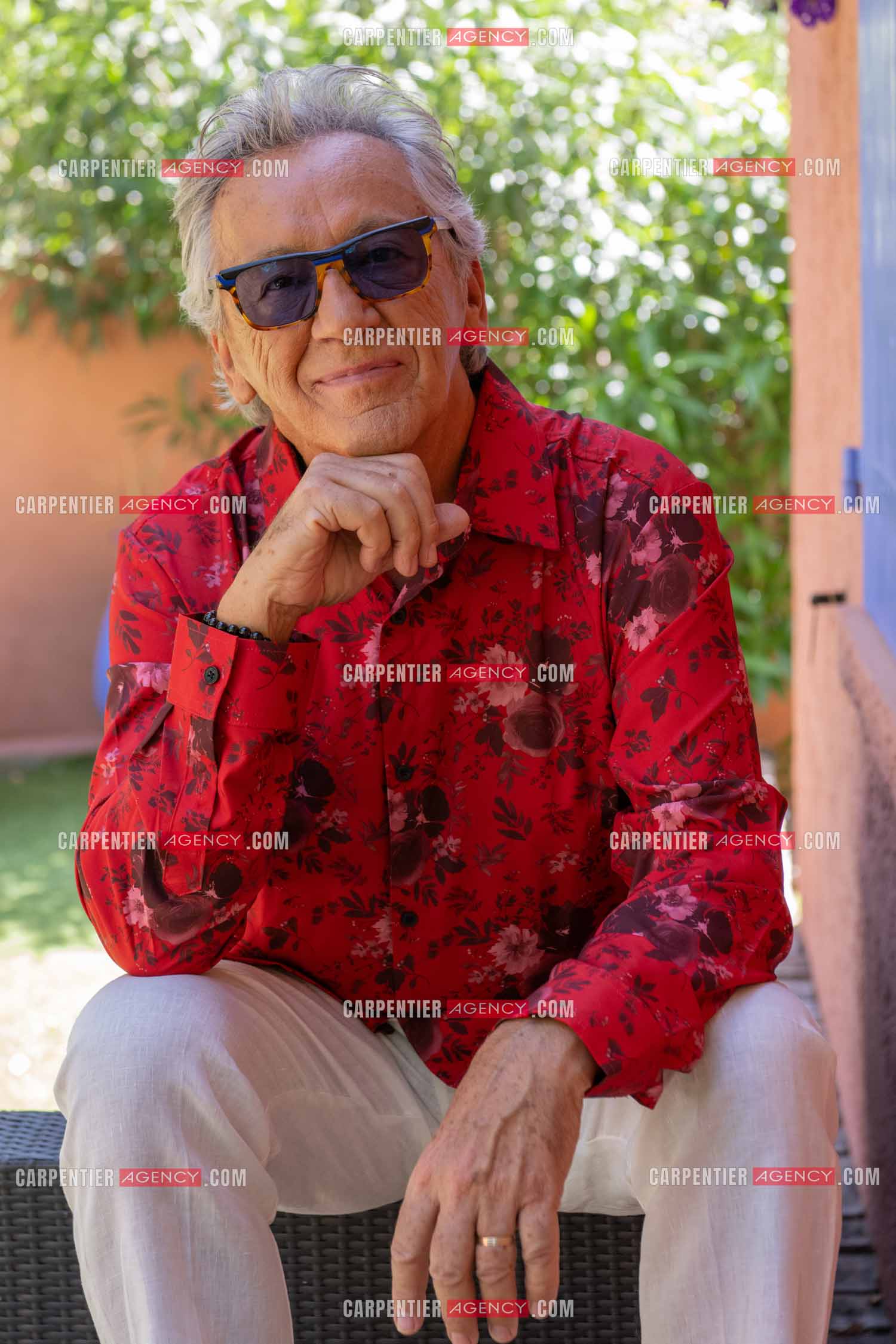 Portrait du chanteur Jean-Pierre Savelli chez lui dans le Var le 28 Mai 2025.  ( Exclusif )