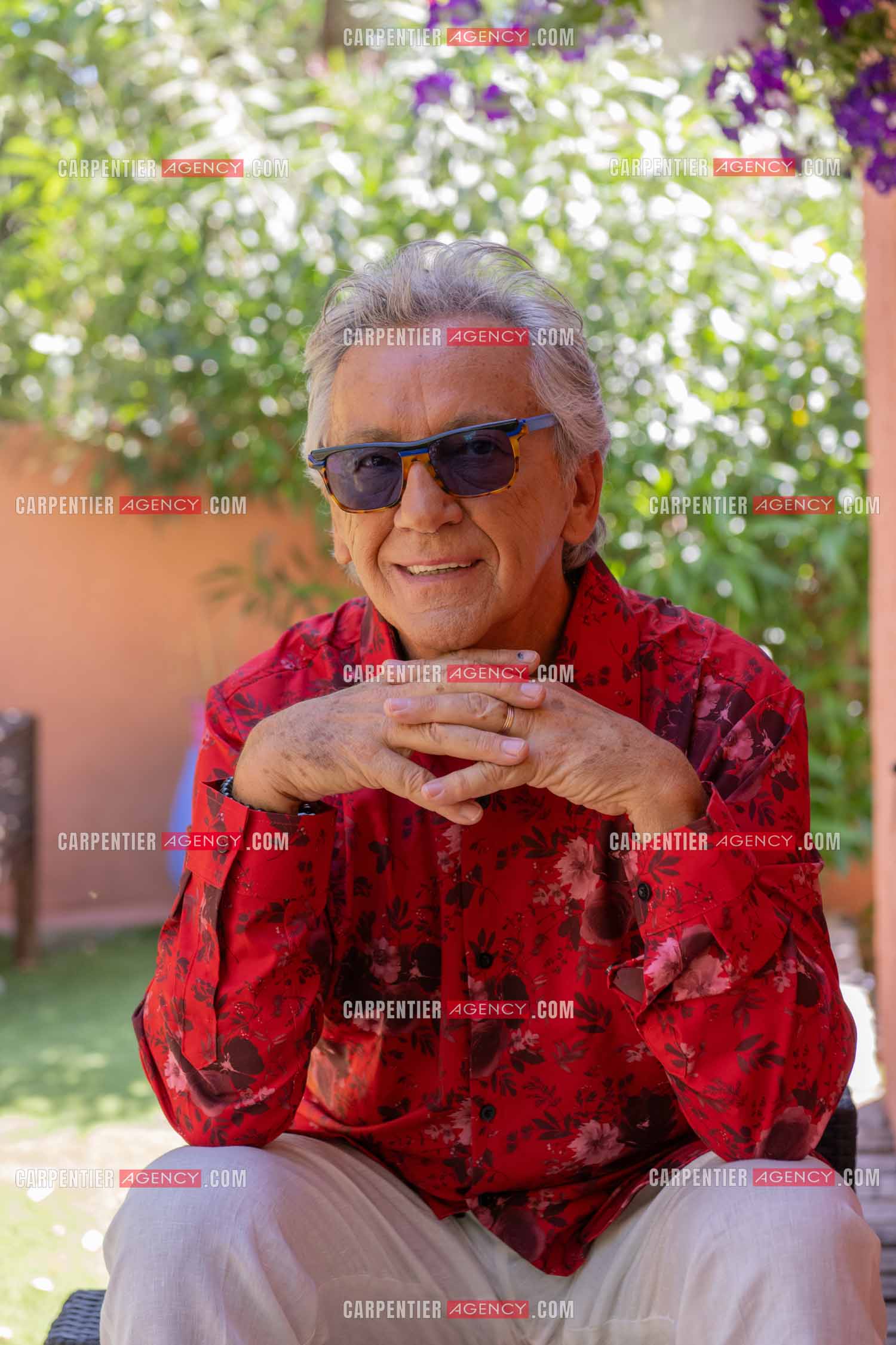 Portrait du chanteur Jean-Pierre Savelli chez lui dans le Var le 28 Mai 2025.  ( Exclusif )