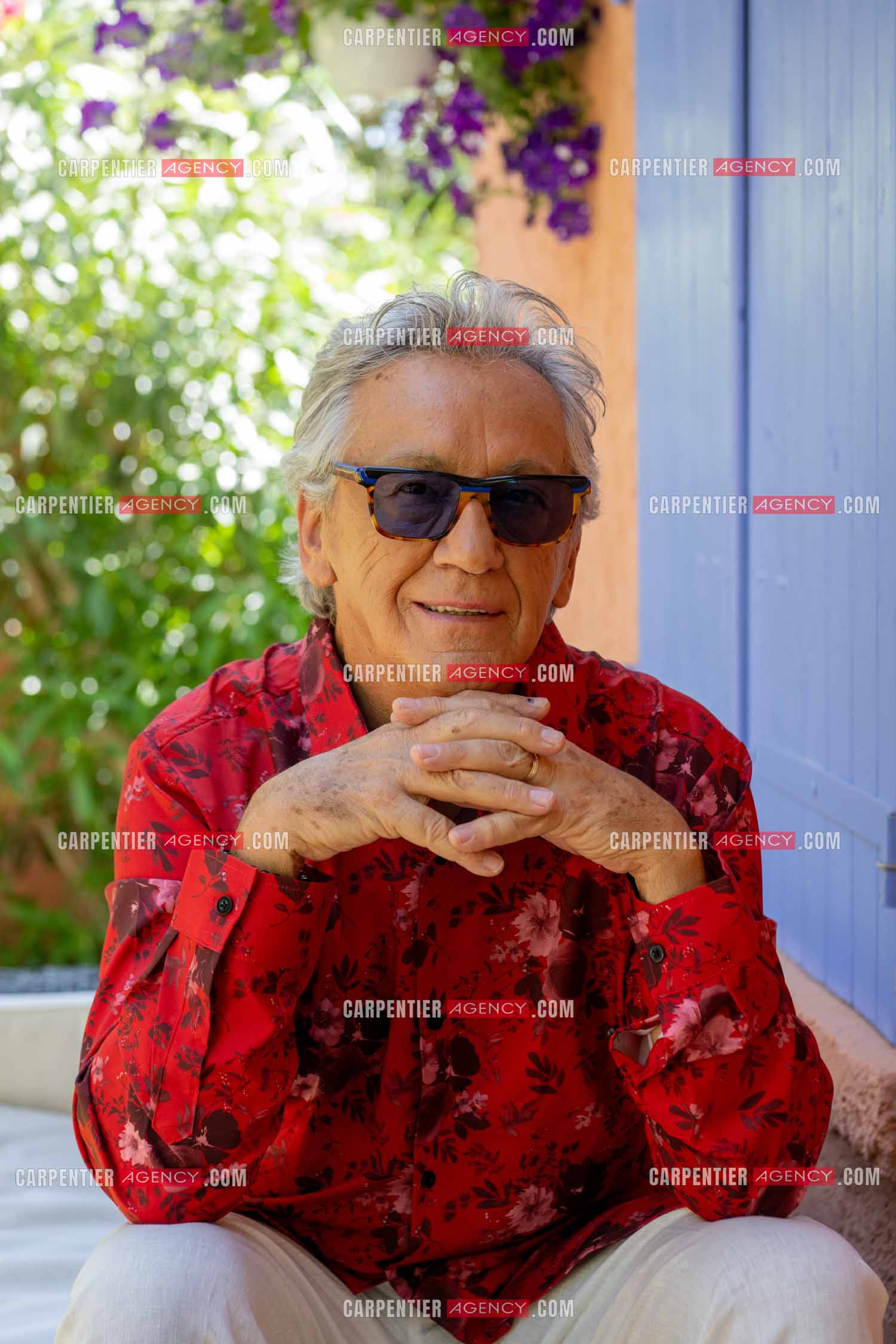 Portrait du chanteur Jean-Pierre Savelli chez lui dans le Var le 28 Mai 2025.  ( Exclusif )