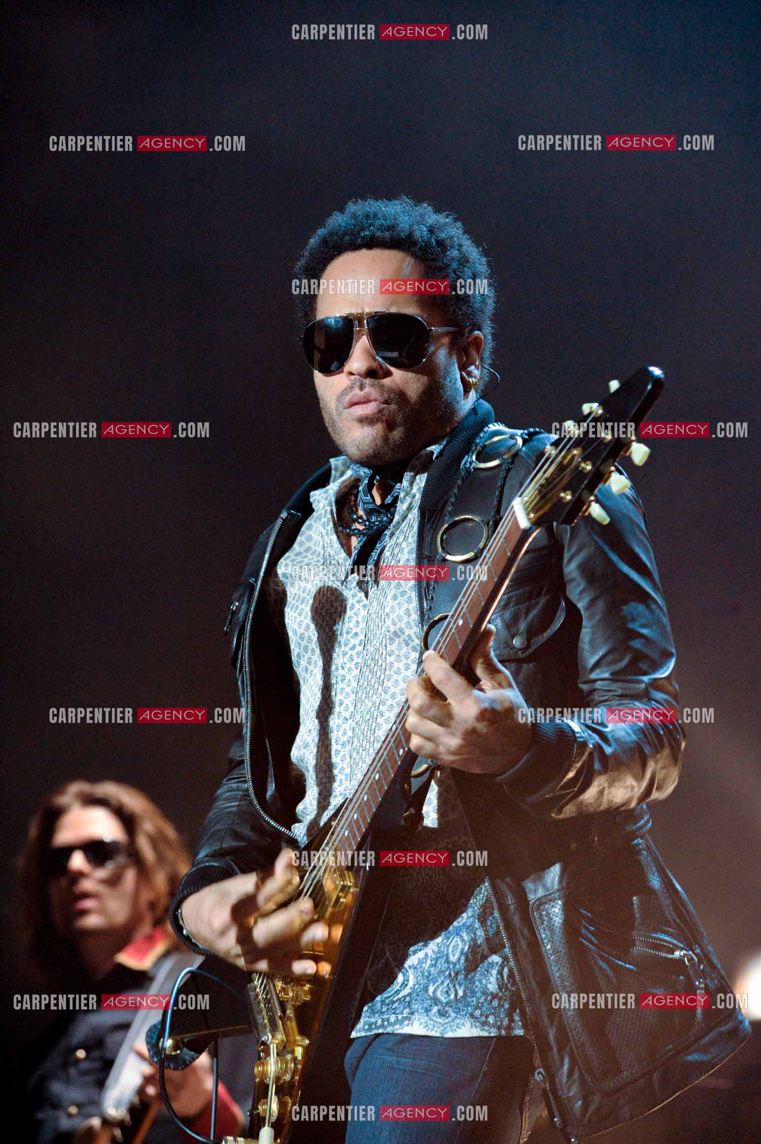 L'artiste rock américain Lenny Kravitz en concert au Zénith de Paris pour deux soirs.   ( Exclusif )