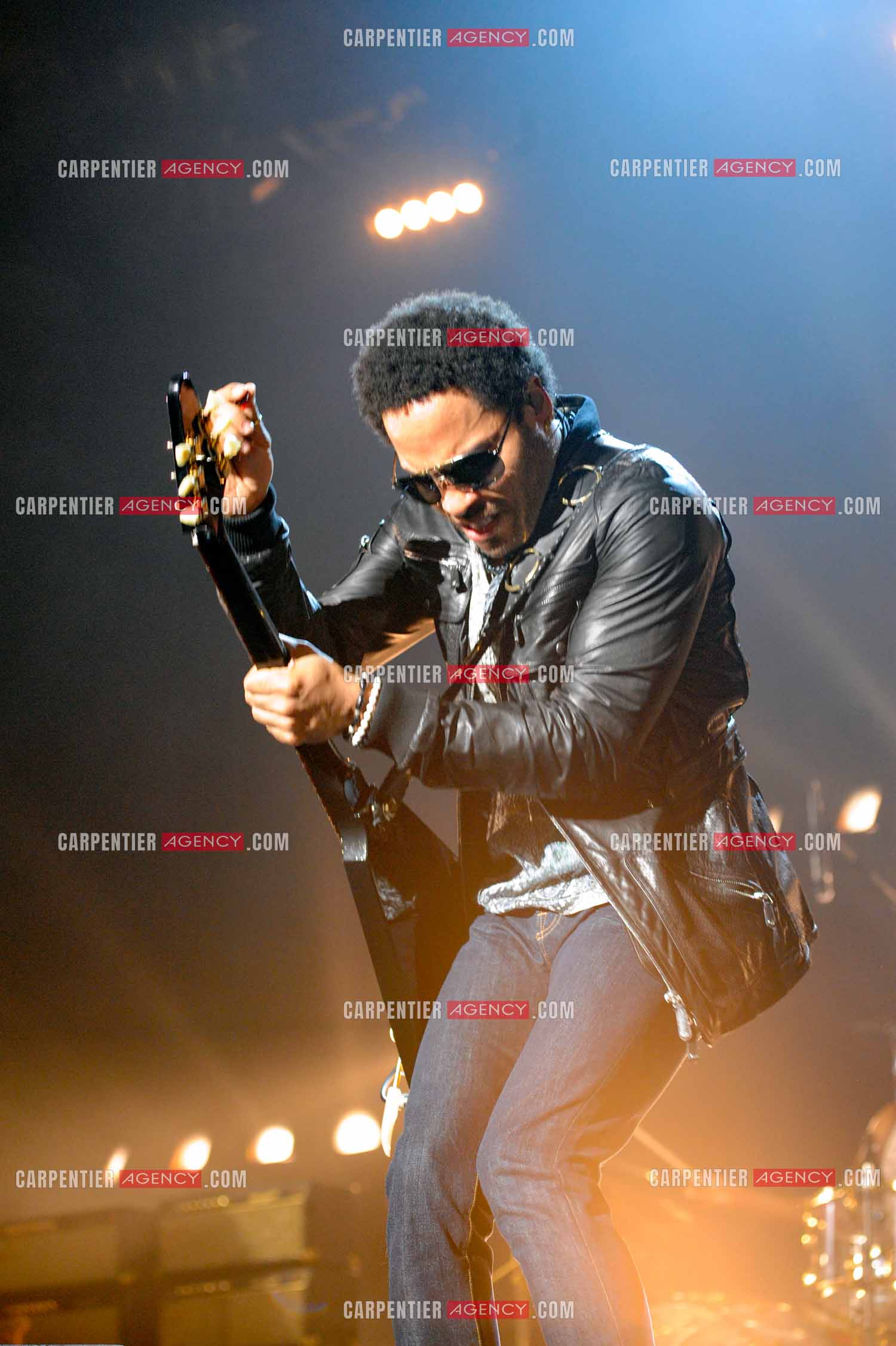 L'artiste rock américain Lenny Kravitz en concert au Zénith de Paris pour deux soirs.   ( Exclusif )