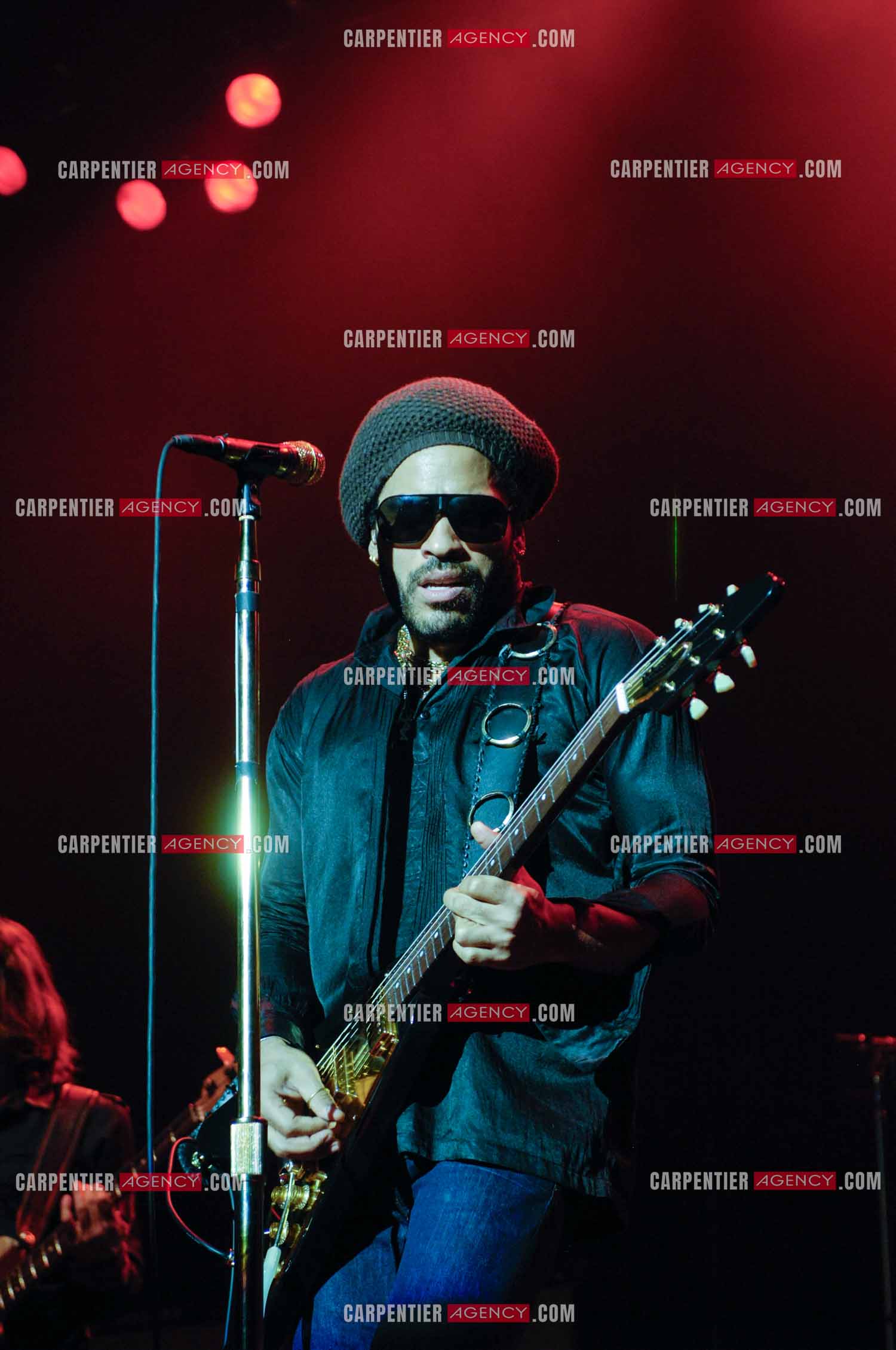 L'artiste rock américain Lenny Kravitz en concert au Zénith de Paris pour deux soirs.   ( Exclusif )