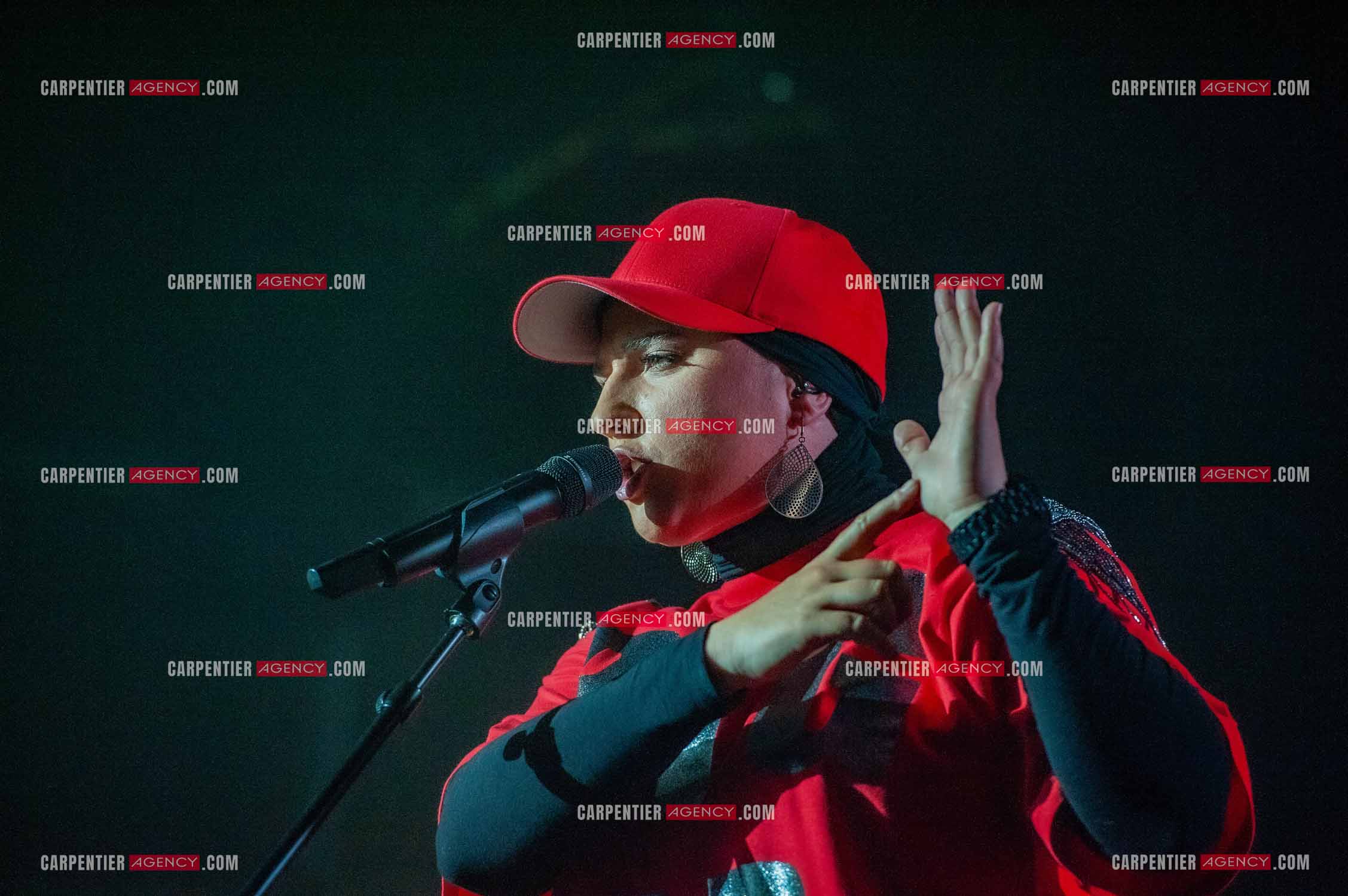 La chanteuse Diam's en concert au Zénith de Paris en 2010.    ( Exclusif )