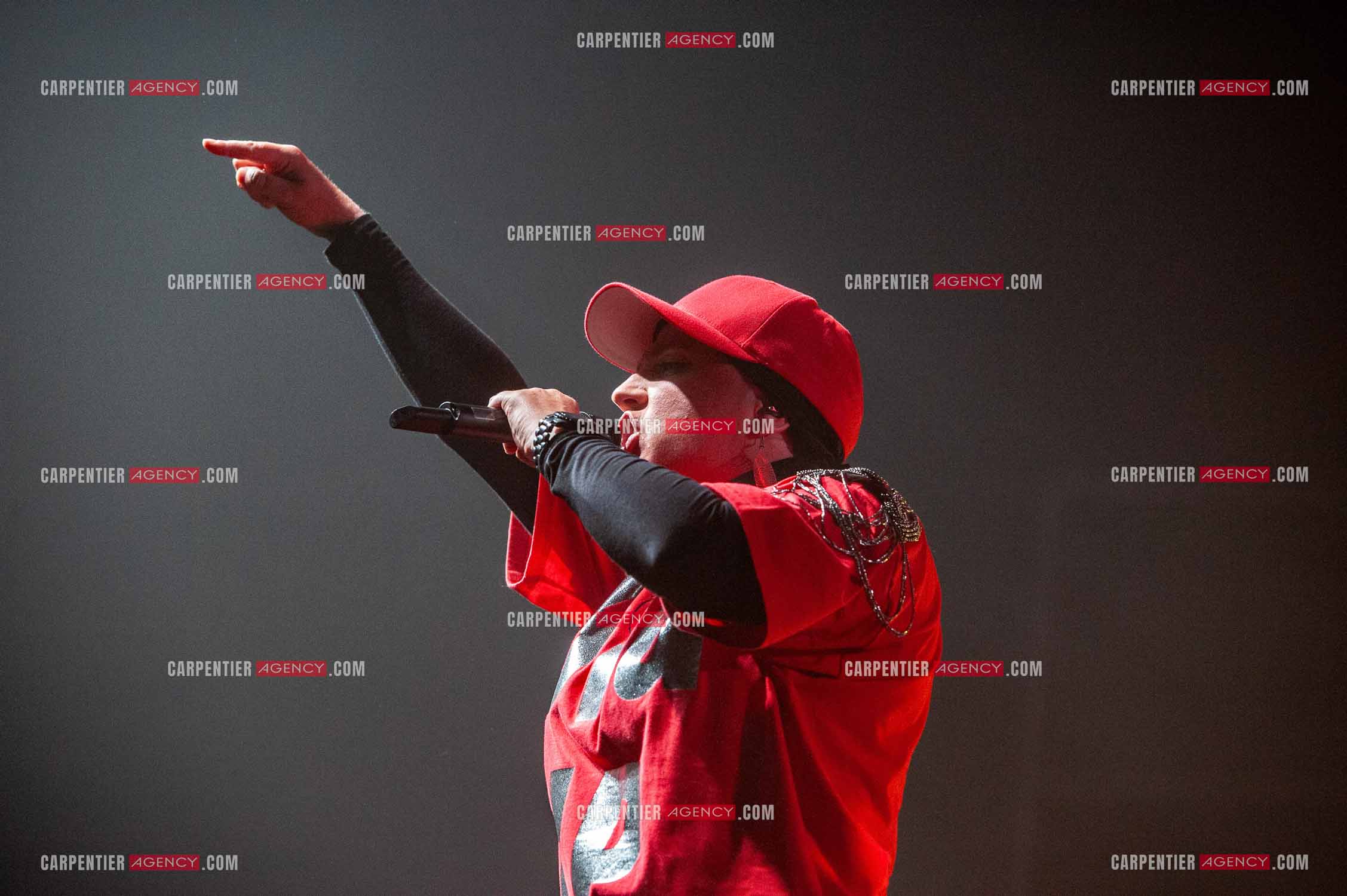 La chanteuse Diam's en concert au Zénith de Paris en 2010.    ( Exclusif )