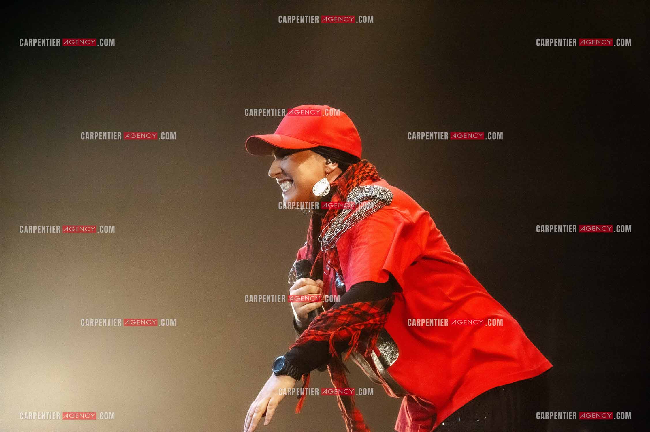 La chanteuse Diam's en concert au Zénith de Paris en 2010.    ( Exclusif )