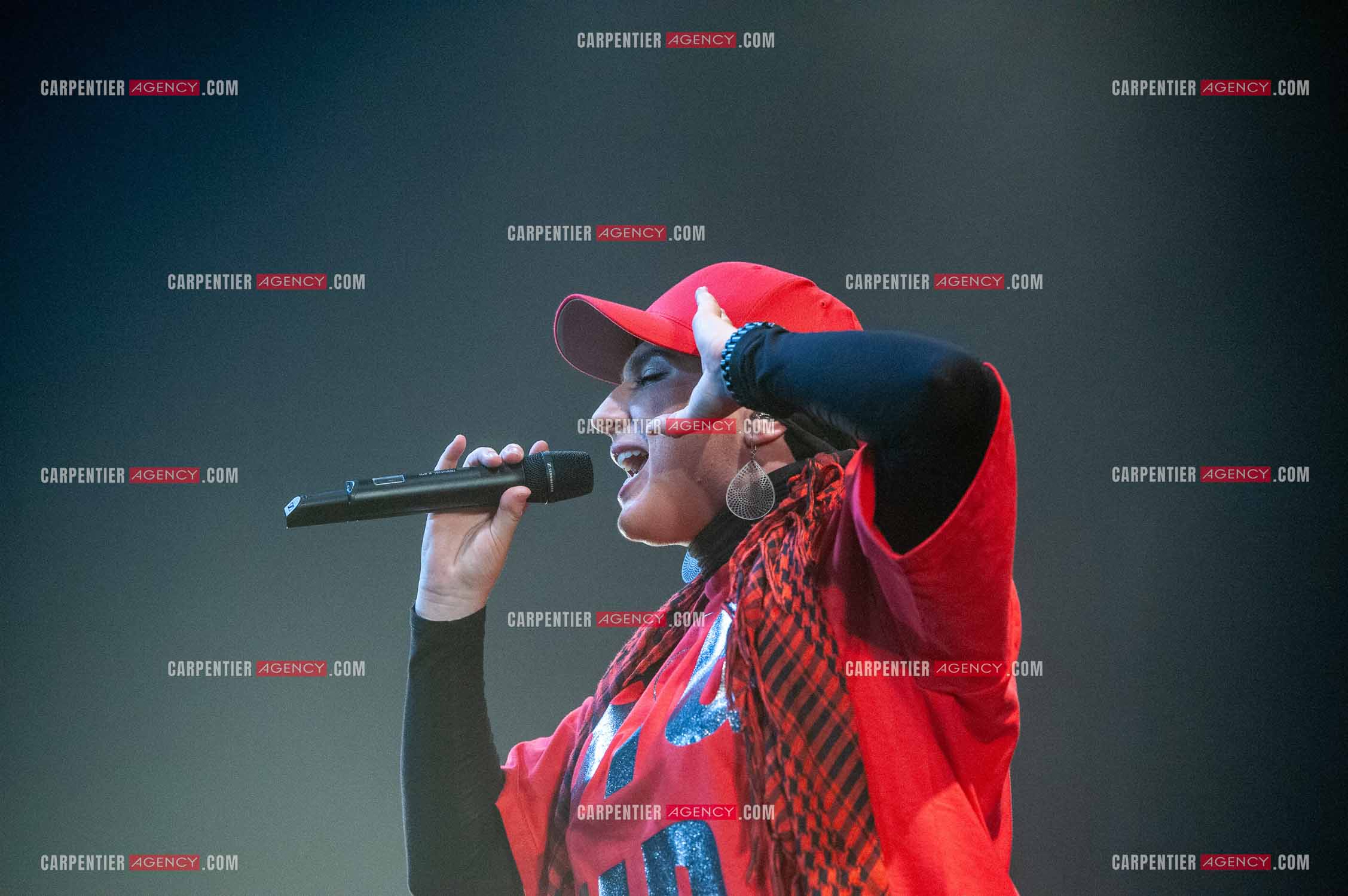 La chanteuse Diam's en concert au Zénith de Paris en 2010.    ( Exclusif )