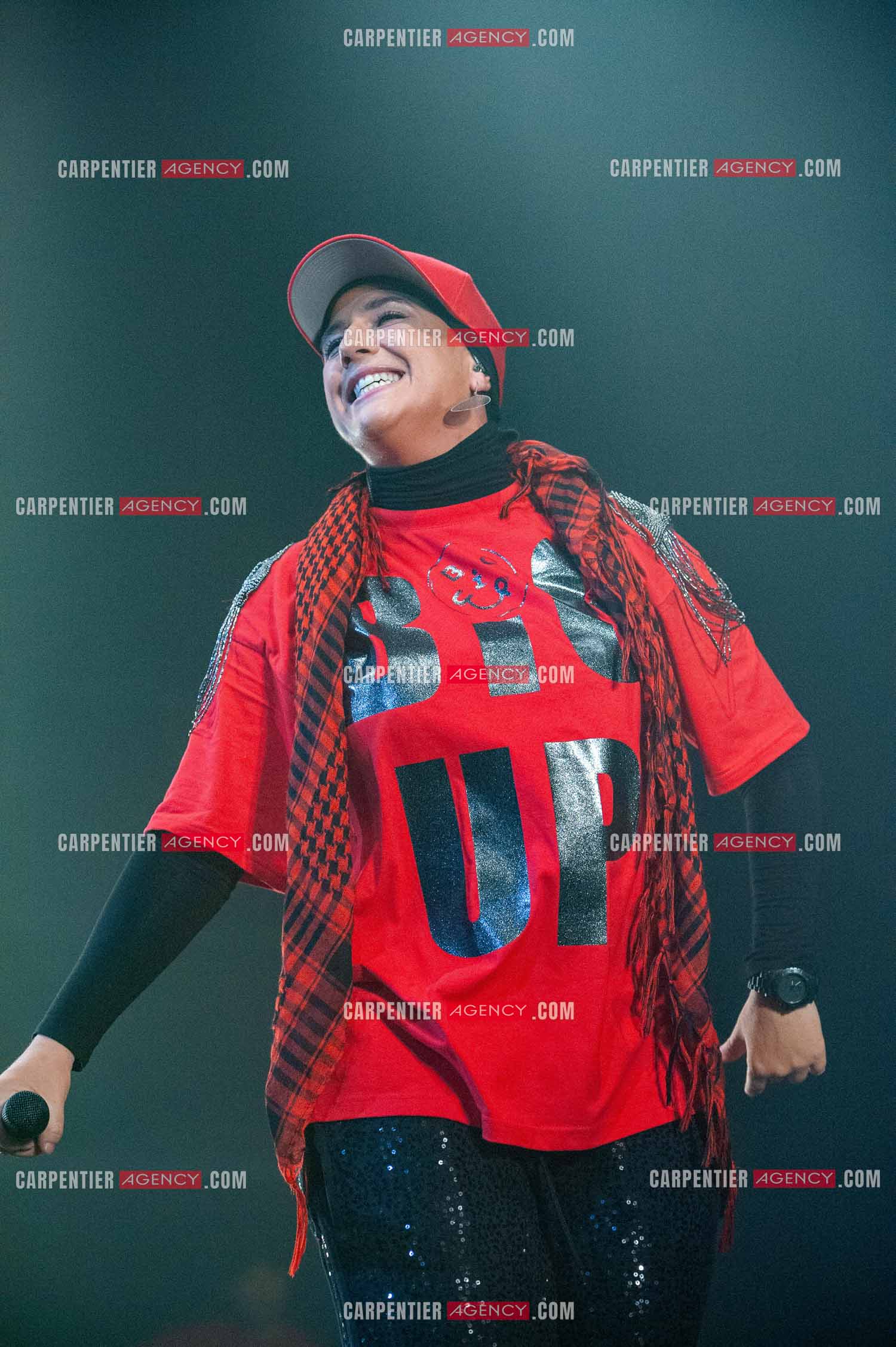 La chanteuse Diam's en concert au Zénith de Paris en 2010.    ( Exclusif )