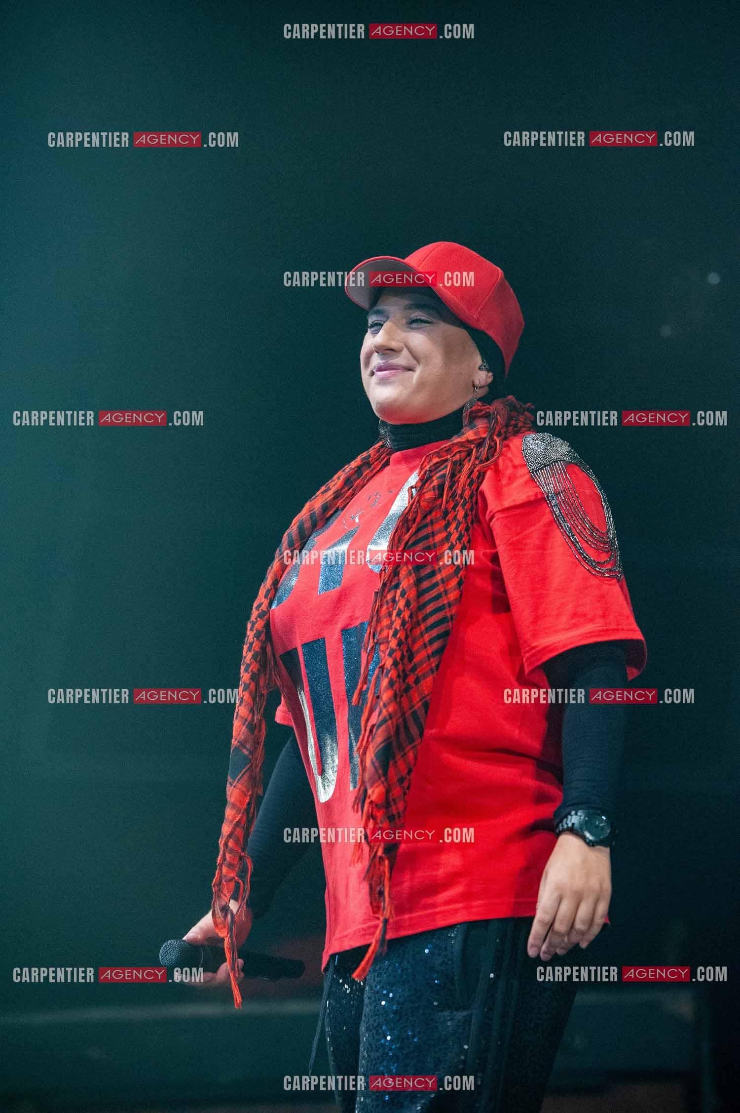 La chanteuse Diam's en concert au Zénith de Paris en 2010.    ( Exclusif )