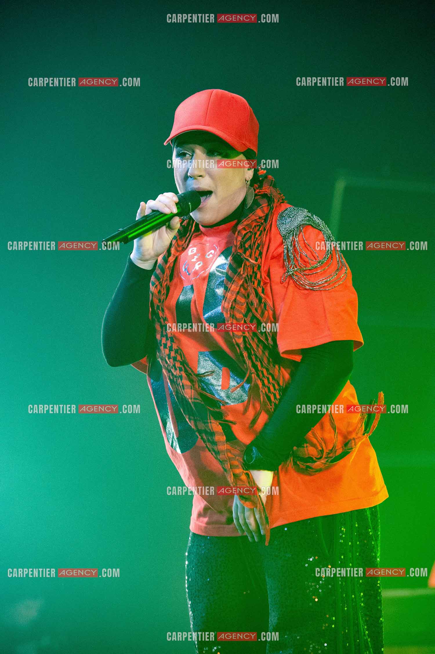 La chanteuse Diam's en concert au Zénith de Paris en 2010.    ( Exclusif )