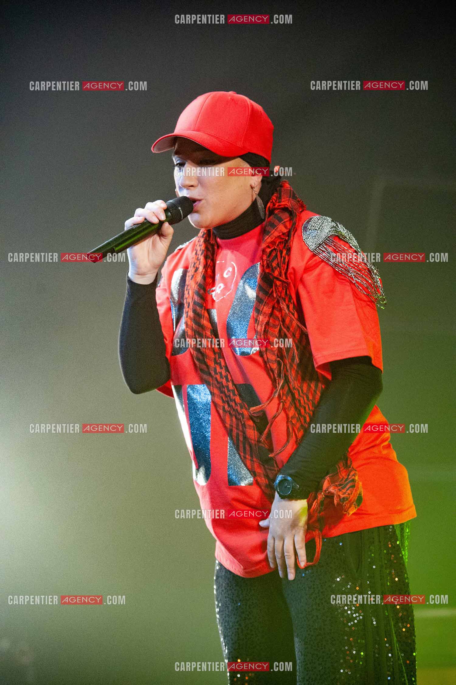 La chanteuse Diam's en concert au Zénith de Paris en 2010.    ( Exclusif )