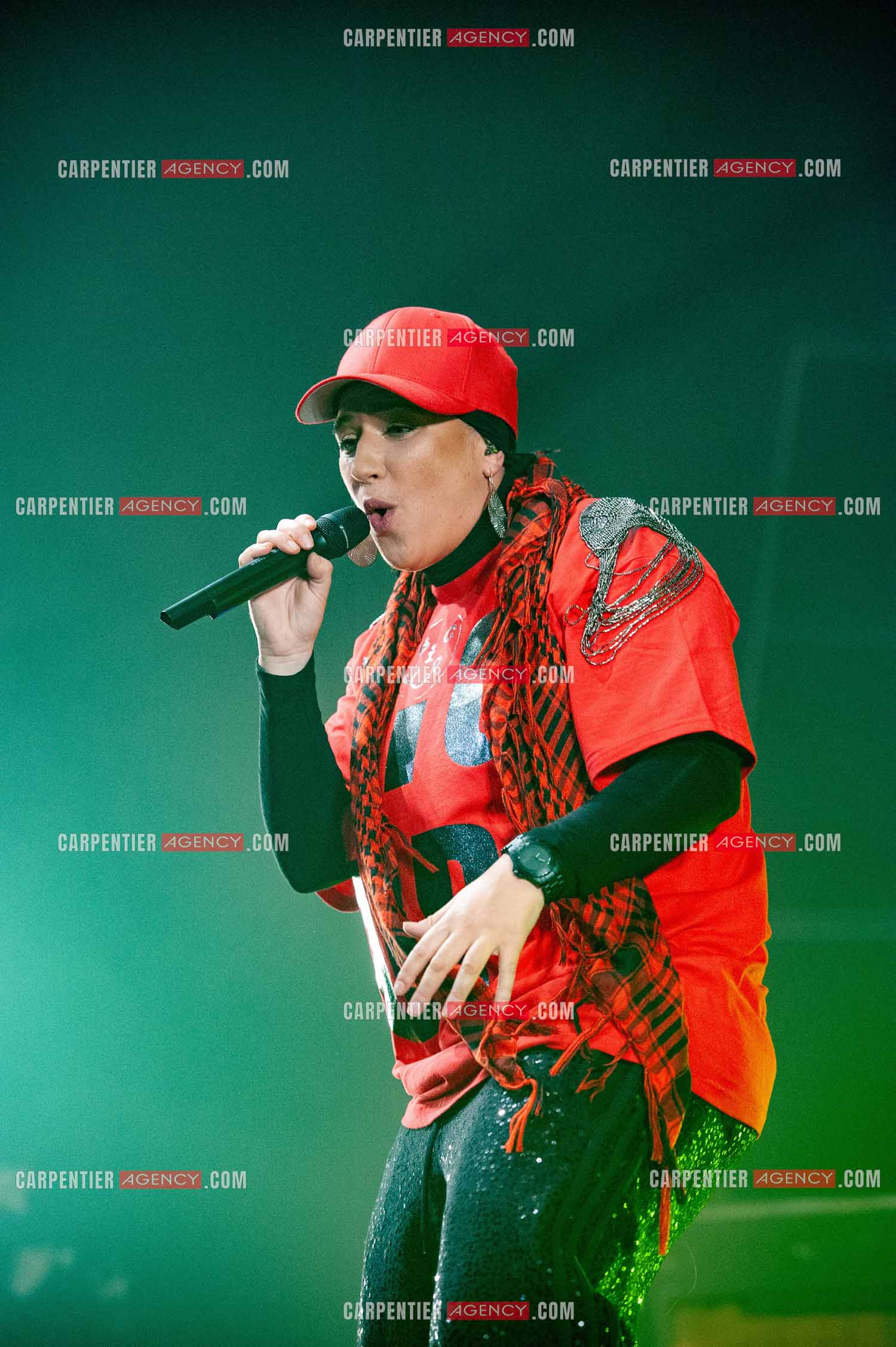 La chanteuse Diam's en concert au Zénith de Paris en 2010.    ( Exclusif )