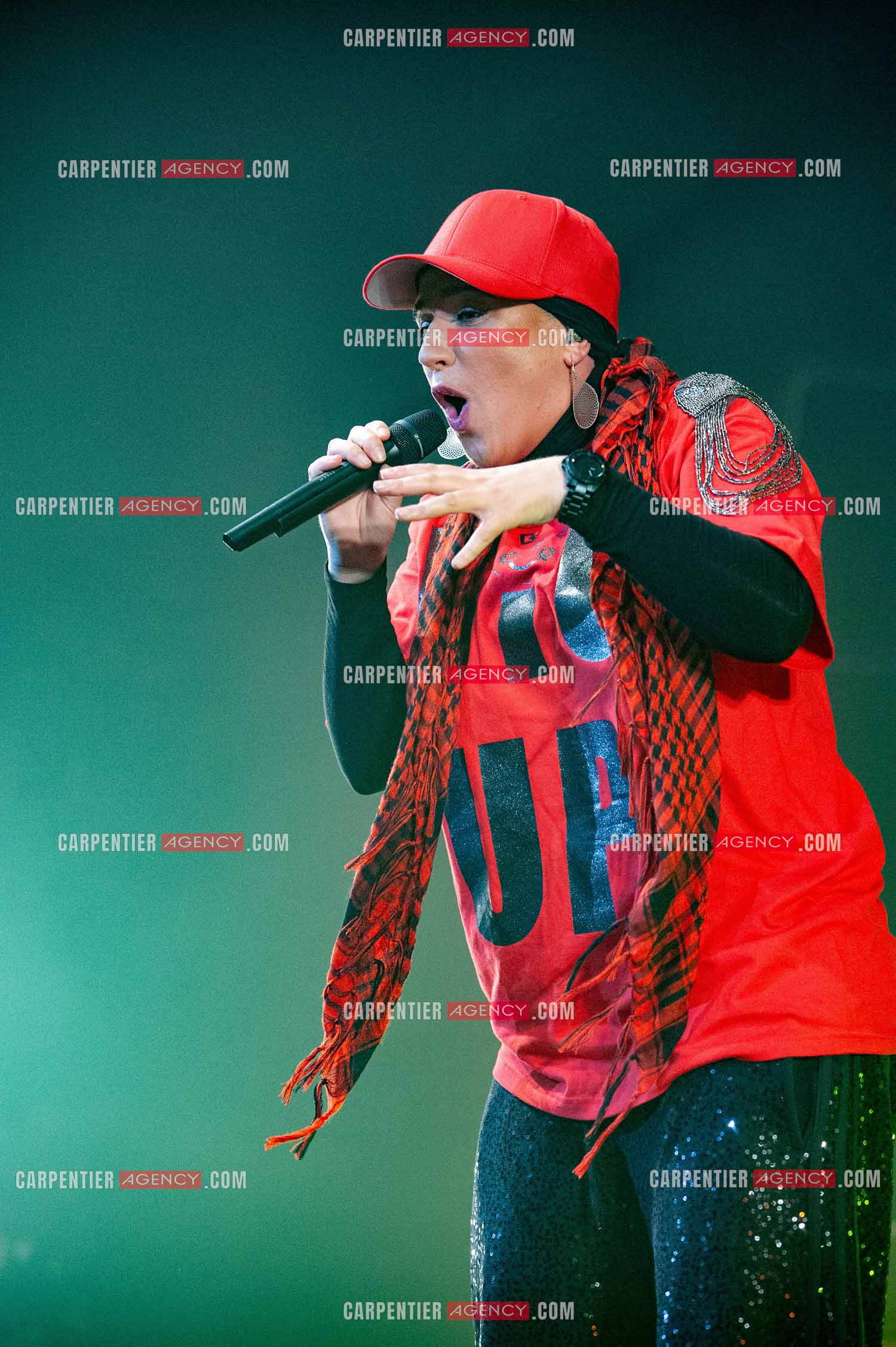 La chanteuse Diam's en concert au Zénith de Paris en 2010.    ( Exclusif )