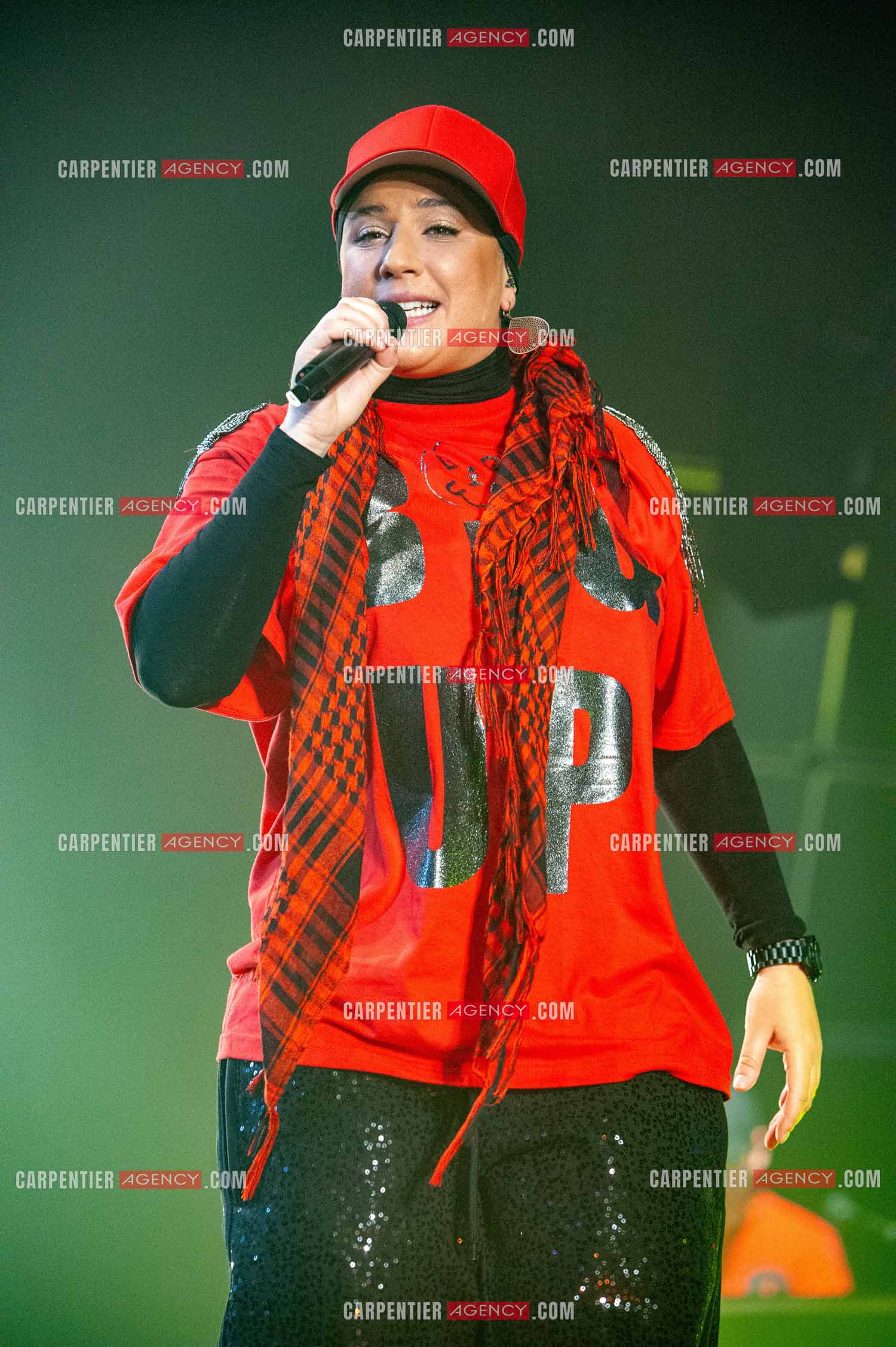 La chanteuse Diam's en concert au Zénith de Paris en 2010.    ( Exclusif )