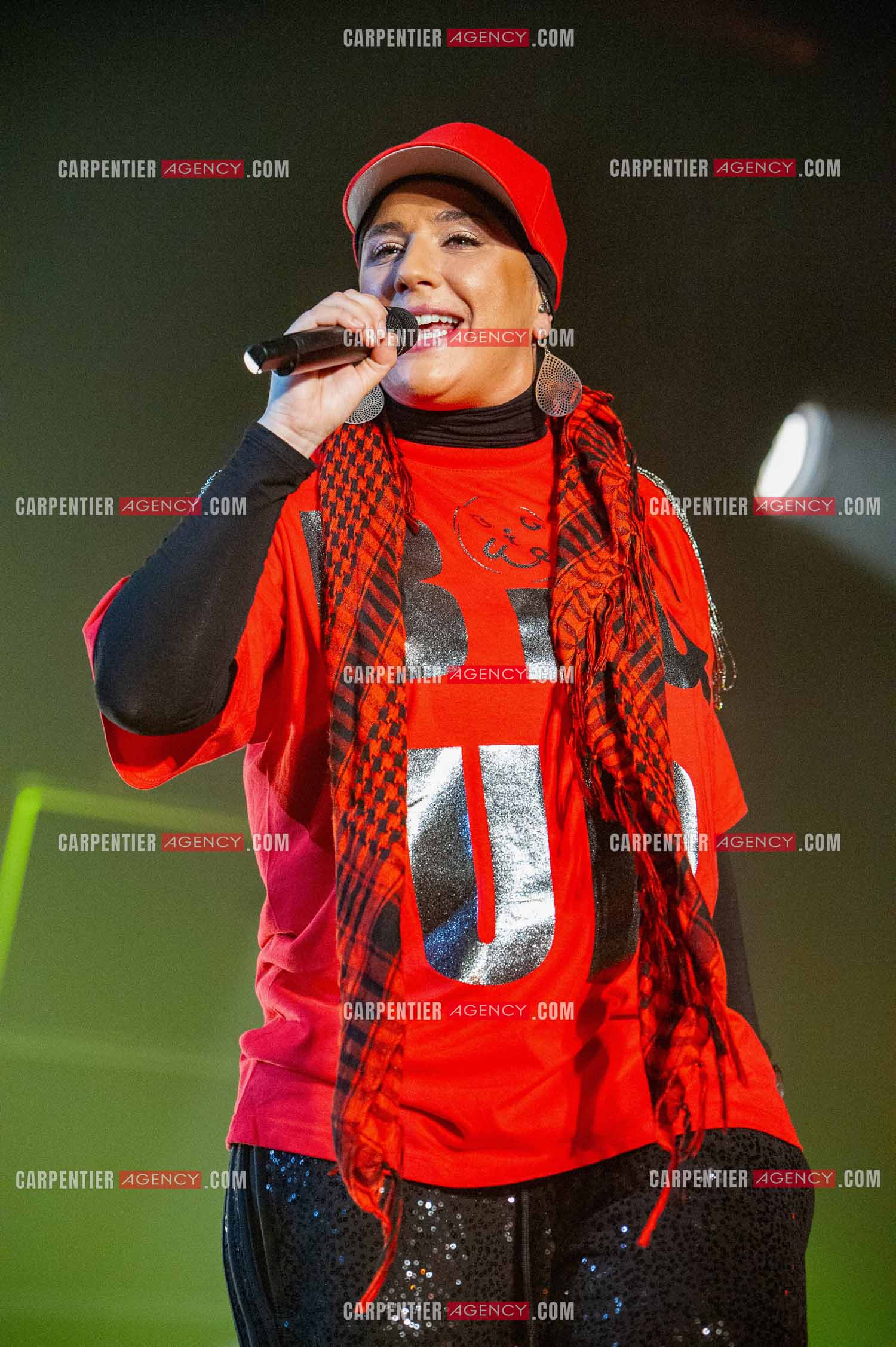 La chanteuse Diam's en concert au Zénith de Paris en 2010.    ( Exclusif )