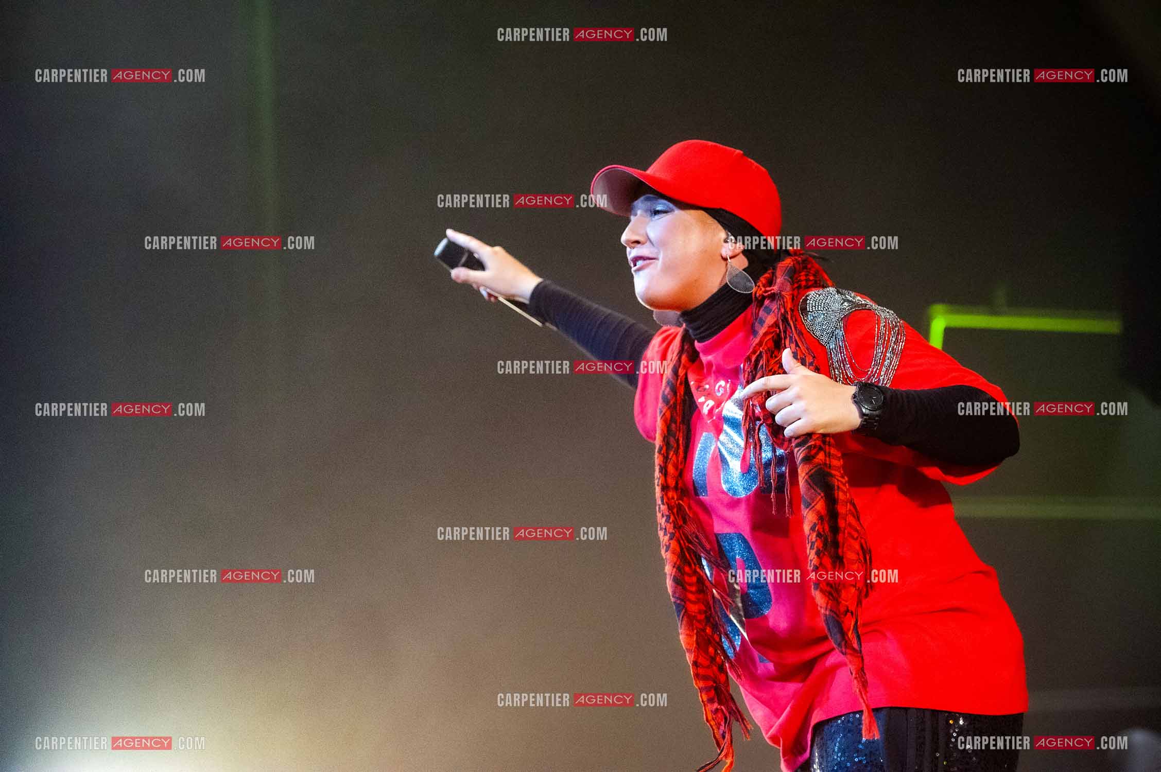 La chanteuse Diam's en concert au Zénith de Paris en 2010.    ( Exclusif )