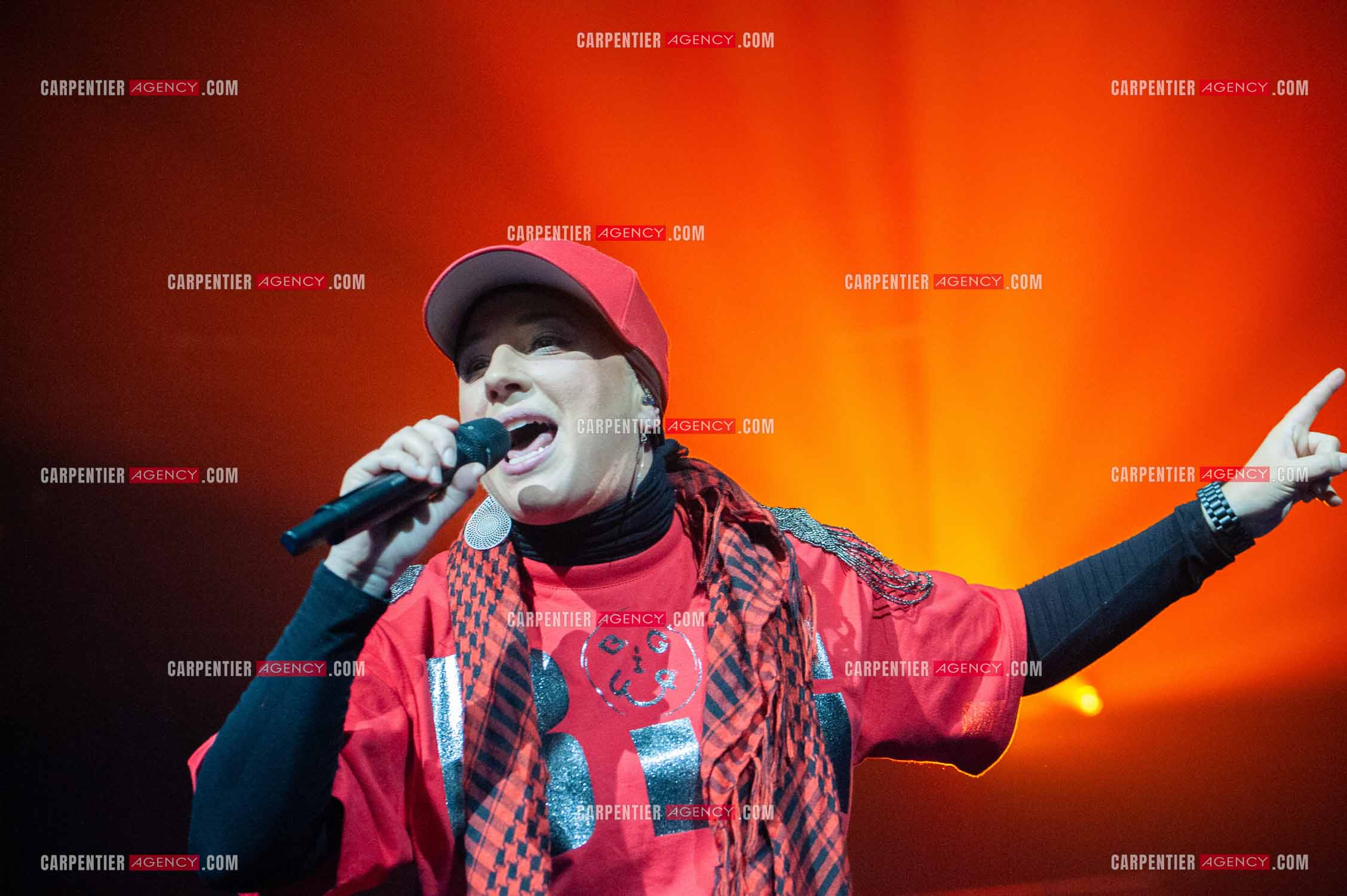 La chanteuse Diam's en concert au Zénith de Paris en 2010.    ( Exclusif )