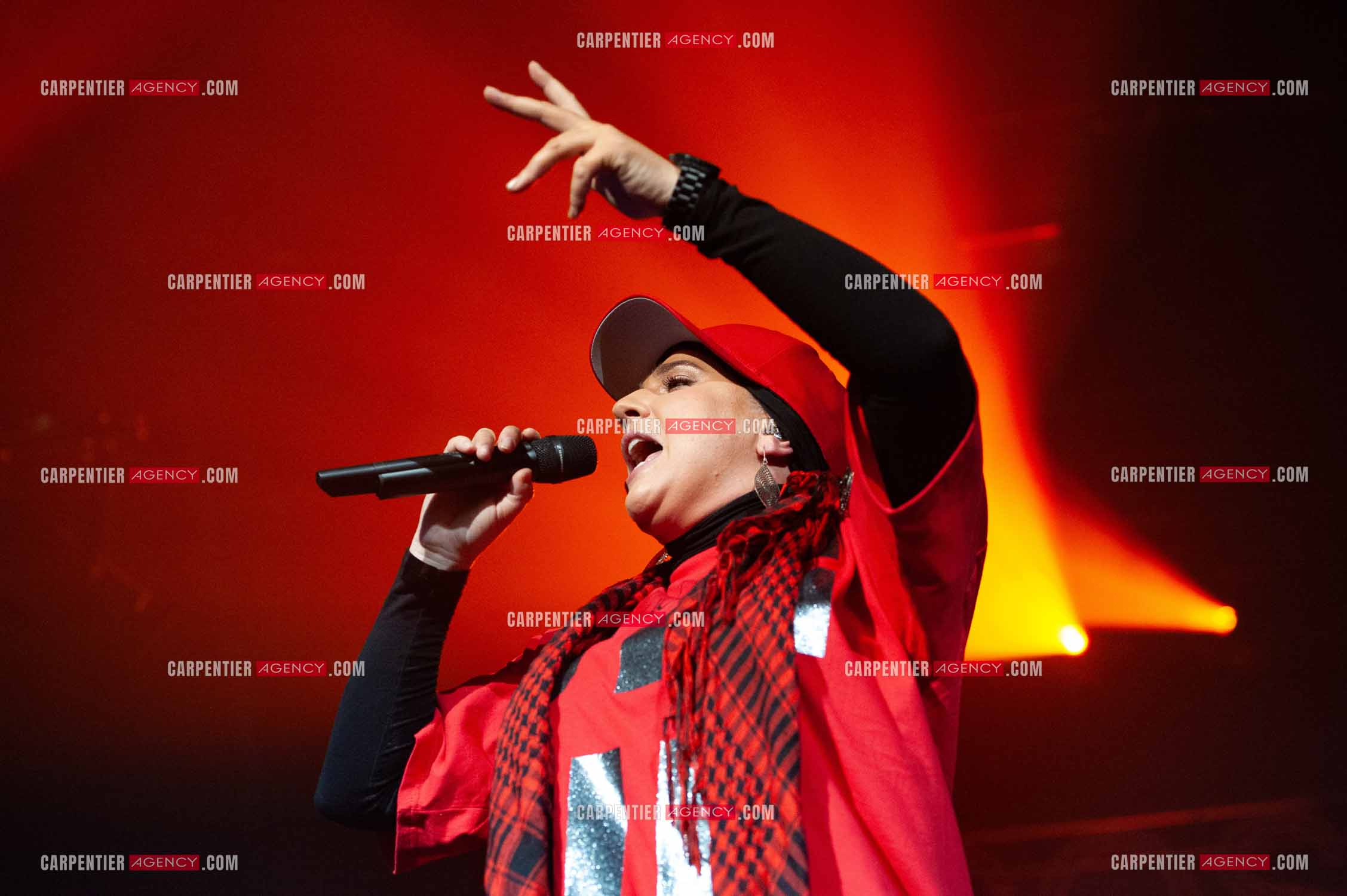 La chanteuse Diam's en concert au Zénith de Paris en 2010.    ( Exclusif )