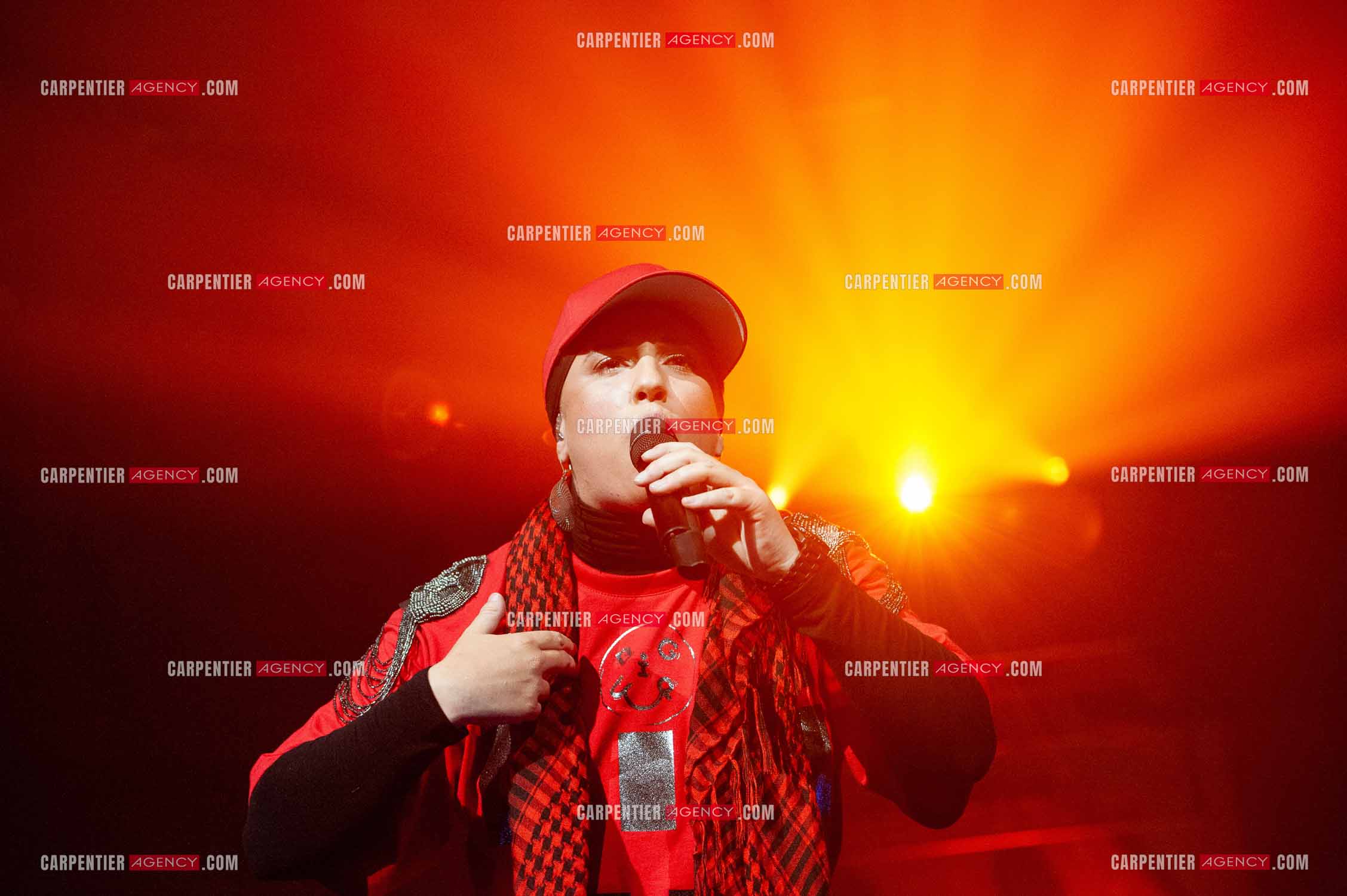 La chanteuse Diam's en concert au Zénith de Paris en 2010.    ( Exclusif )