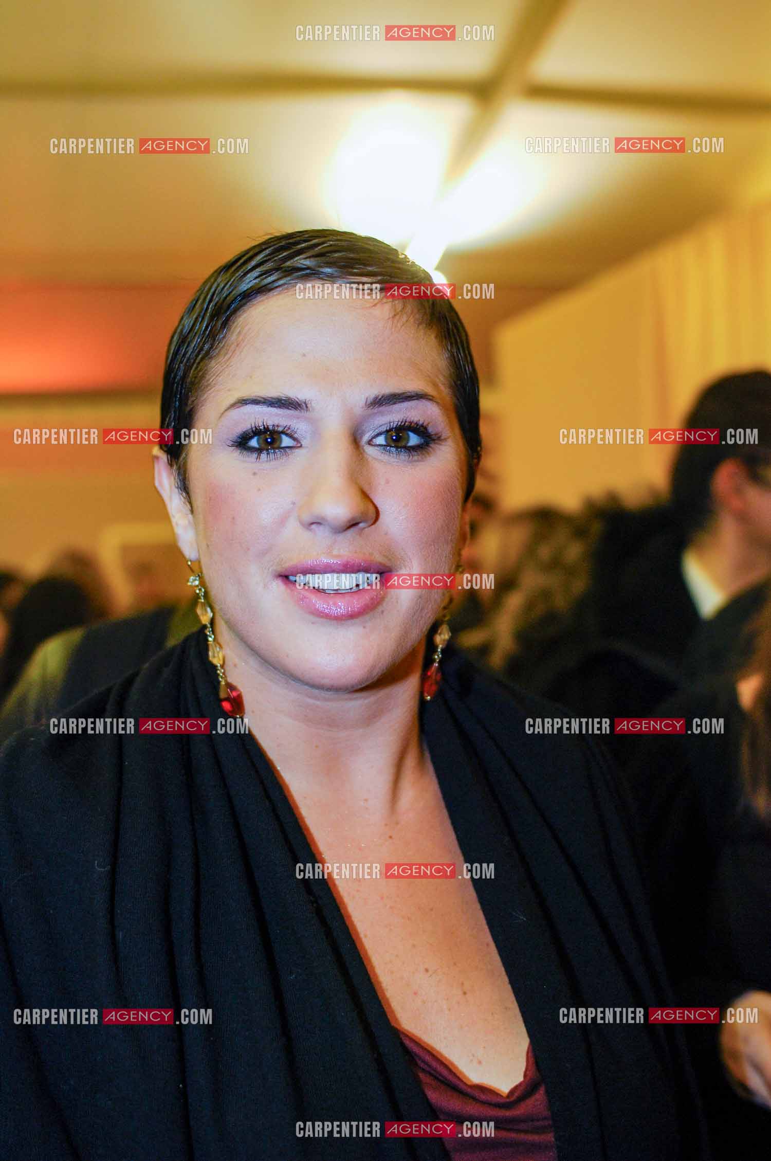 La chanteuse Mélanie Georgiades dit Diam's aux Victoires de la musique en 2006.