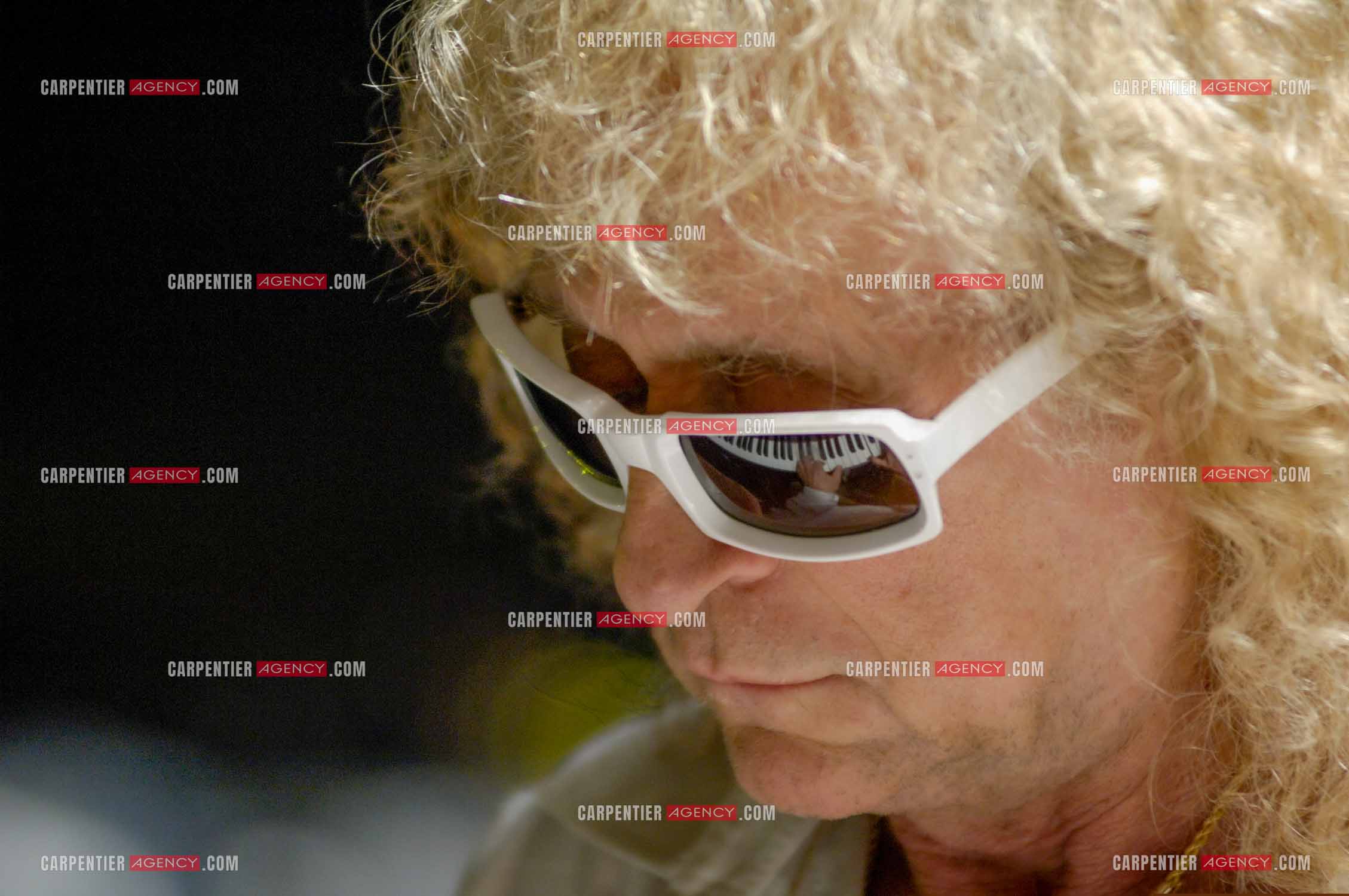 Le chanteur Michel Polnareff lors de ses répétitions au Zénith de Limoges avant d'entamer sa tournée sur toute la France en passant par le POPB de Paris Bercy.         ( Exclusif )