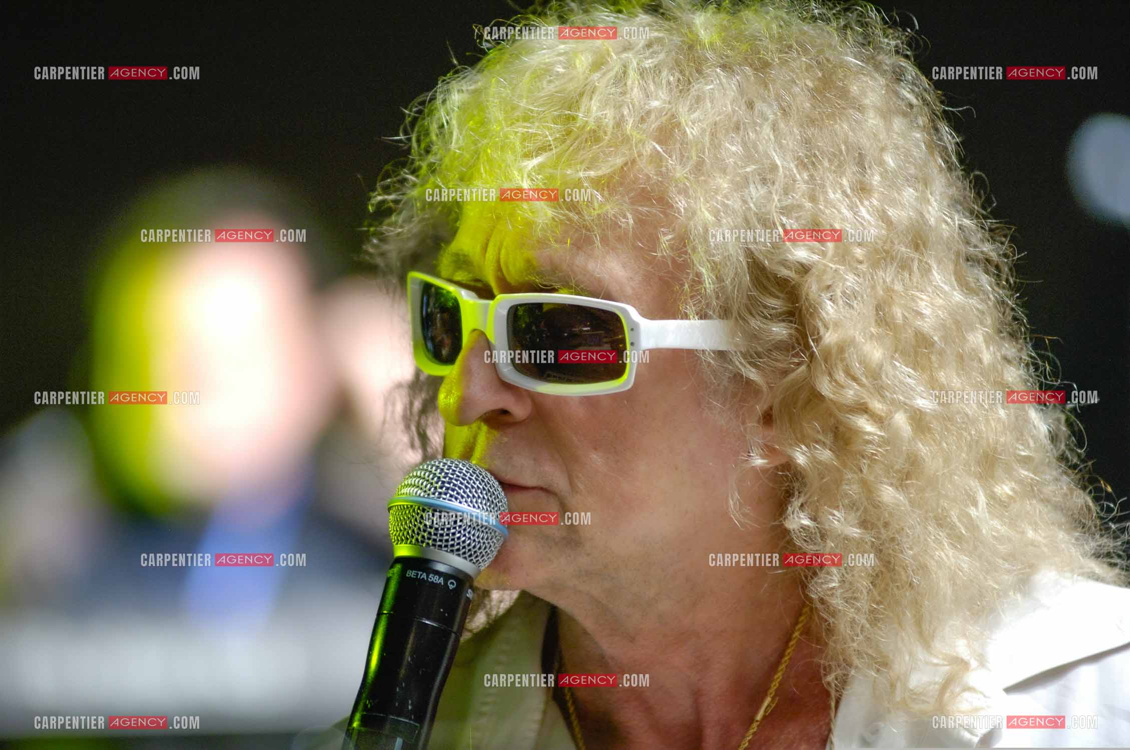 Le chanteur Michel Polnareff lors de ses répétitions au Zénith de Limoges avant d'entamer sa tournée sur toute la France en passant par le POPB de Paris Bercy.         ( Exclusif )
