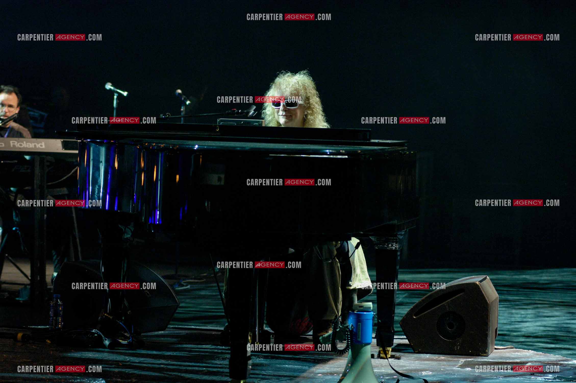 Le chanteur Michel Polnareff lors de ses répétitions au Zénith de Limoges avant d'entamer sa tournée sur toute la France en passant par le POPB de Paris Bercy.         ( Exclusif )