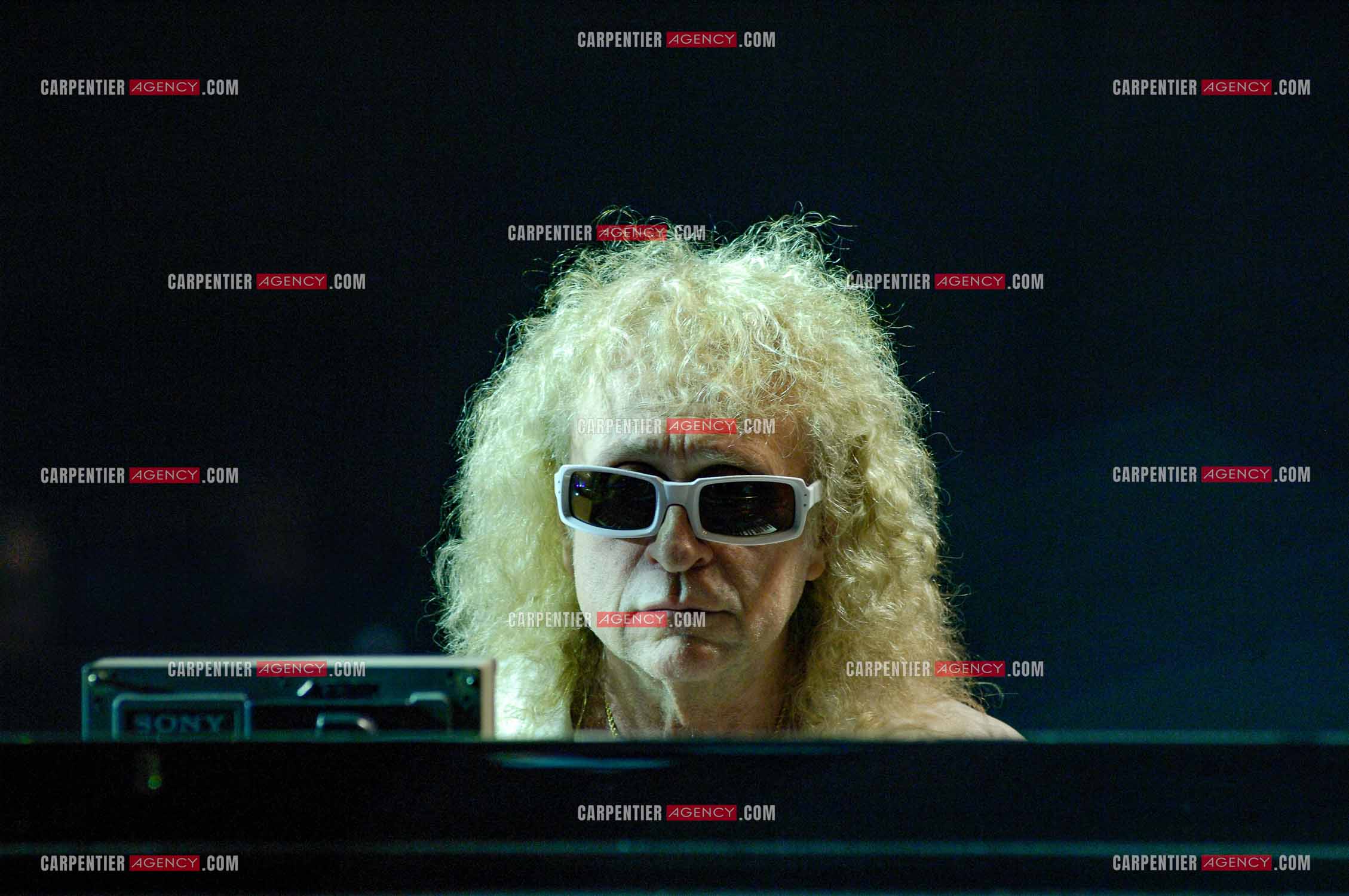 Le chanteur Michel Polnareff lors de ses répétitions au Zénith de Limoges avant d'entamer sa tournée sur toute la France en passant par le POPB de Paris Bercy.         ( Exclusif )