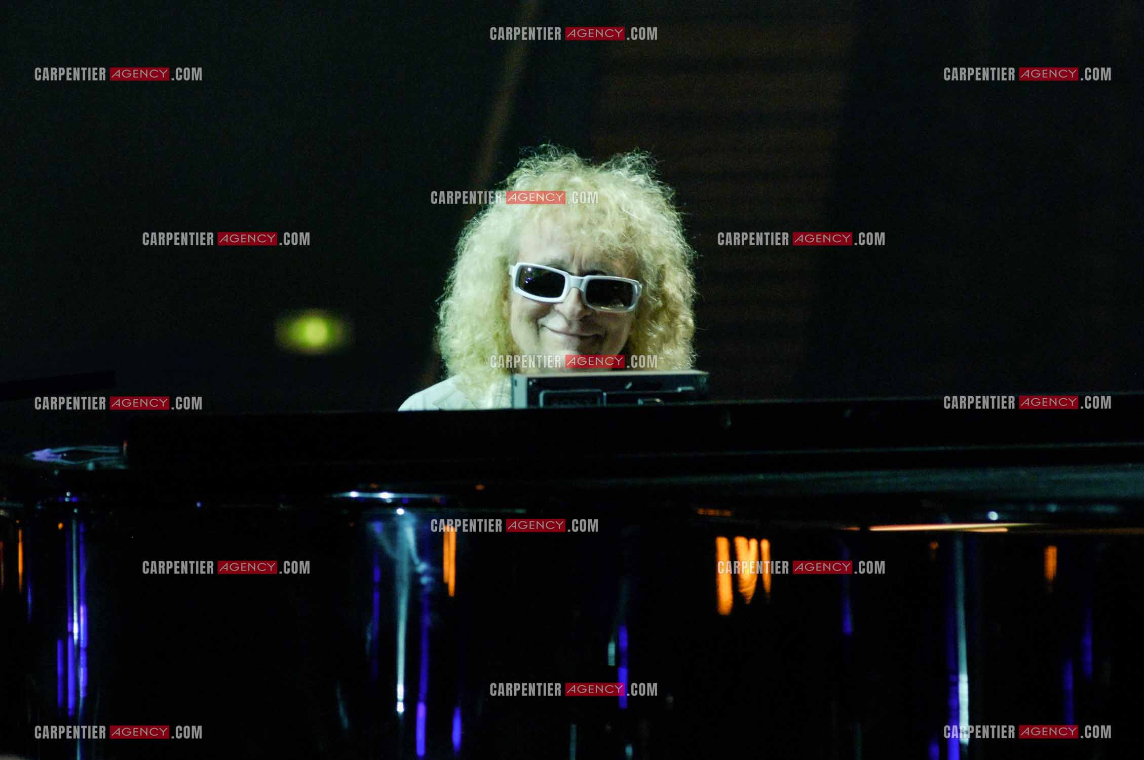 Le chanteur Michel Polnareff lors de ses répétitions au Zénith de Limoges avant d'entamer sa tournée sur toute la France en passant par le POPB de Paris Bercy.         ( Exclusif )