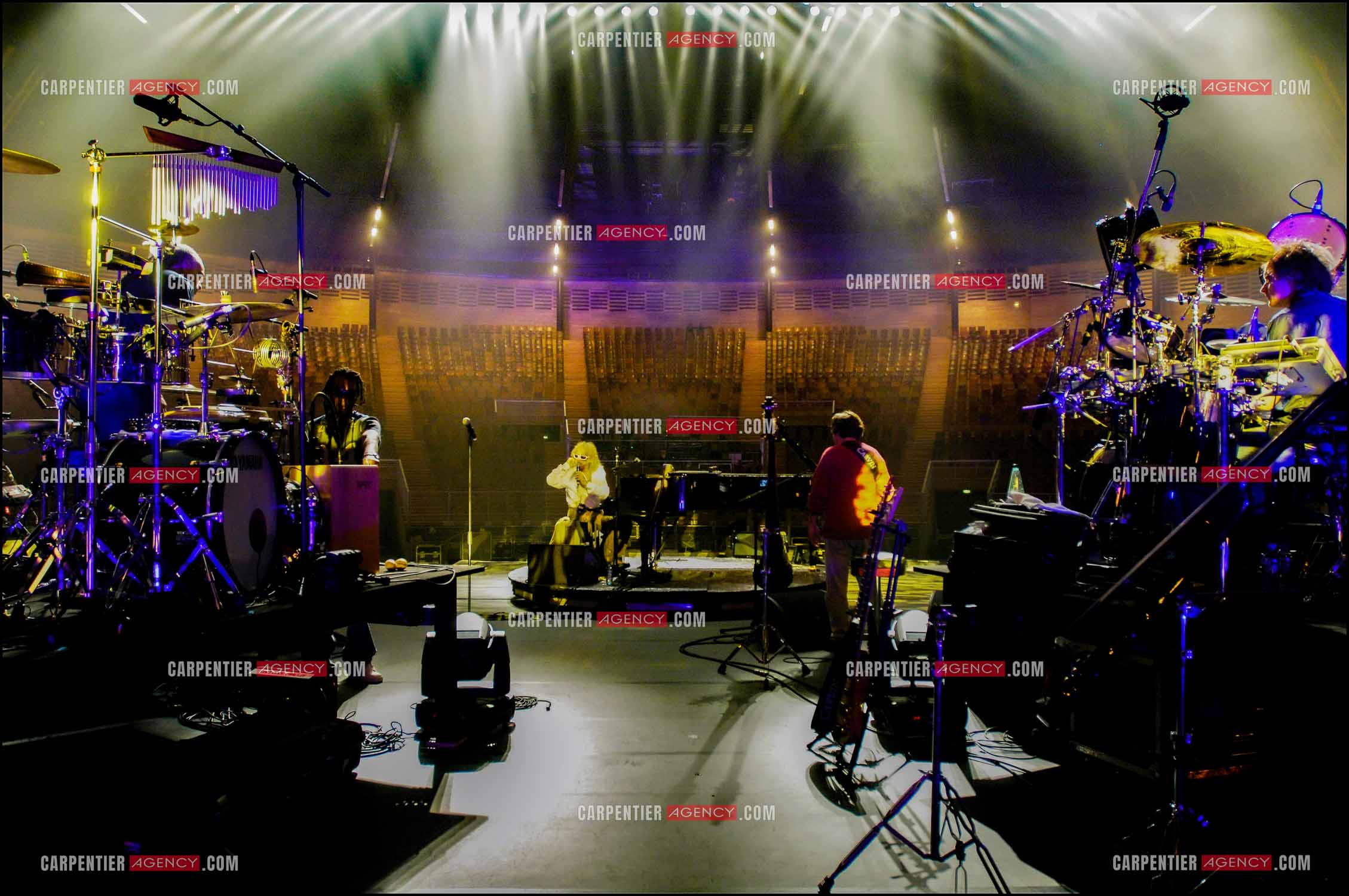 Le chanteur Michel Polnareff lors de ses répétitions au Zénith de Limoges avant d'entamer sa tournée sur toute la France en passant par le POPB de Paris Bercy.         ( Exclusif )