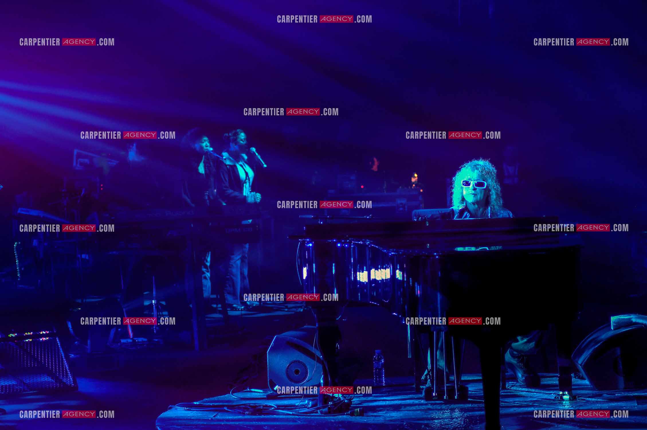 Le chanteur Michel Polnareff lors de ses répétitions au Zénith de Limoges avant d'entamer sa tournée sur toute la France en passant par le POPB de Paris Bercy.         ( Exclusif )