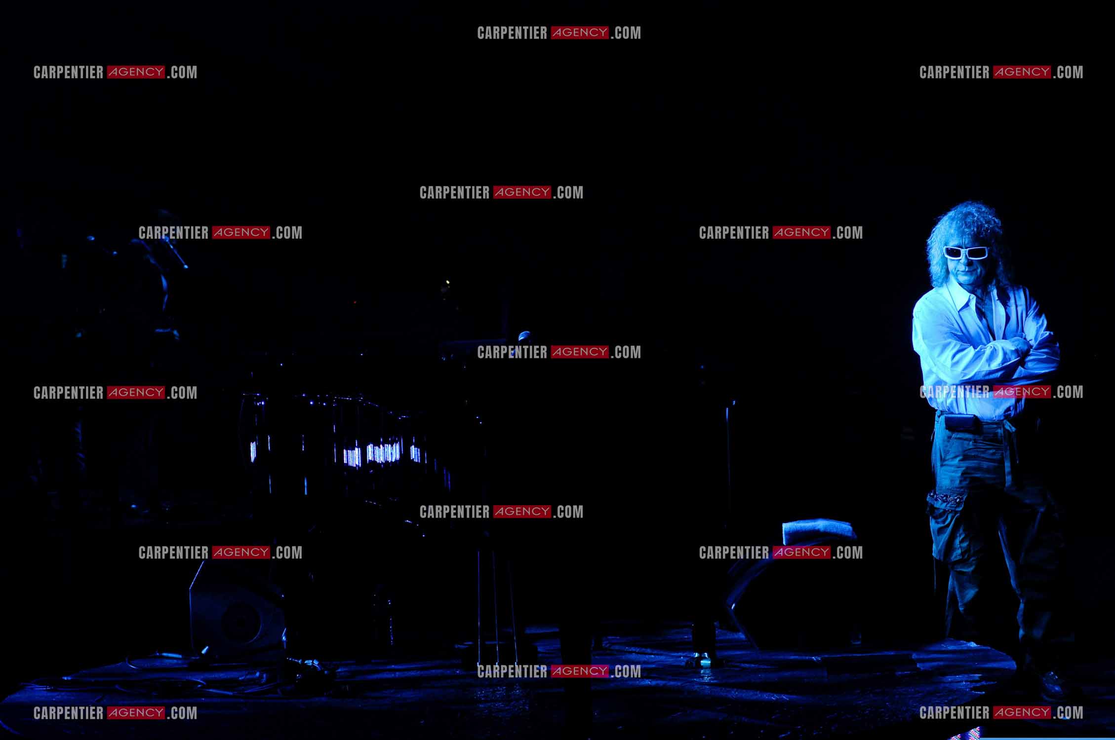 Le chanteur Michel Polnareff lors de ses répétitions au Zénith de Limoges avant d'entamer sa tournée sur toute la France en passant par le POPB de Paris Bercy.         ( Exclusif )