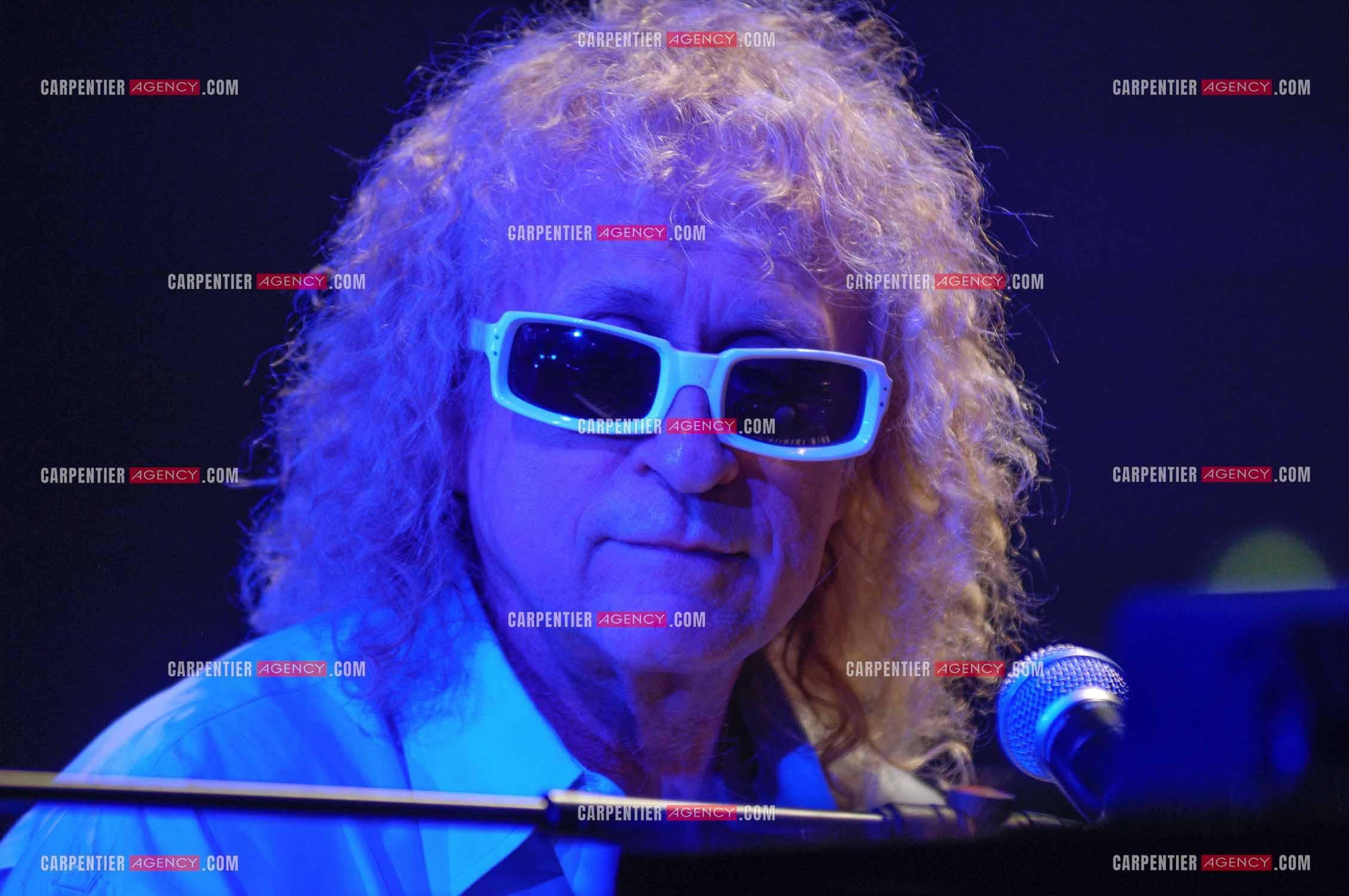 Le chanteur Michel Polnareff lors de ses répétitions au Zénith de Limoges avant d'entamer sa tournée sur toute la France en passant par le POPB de Paris Bercy.         ( Exclusif )